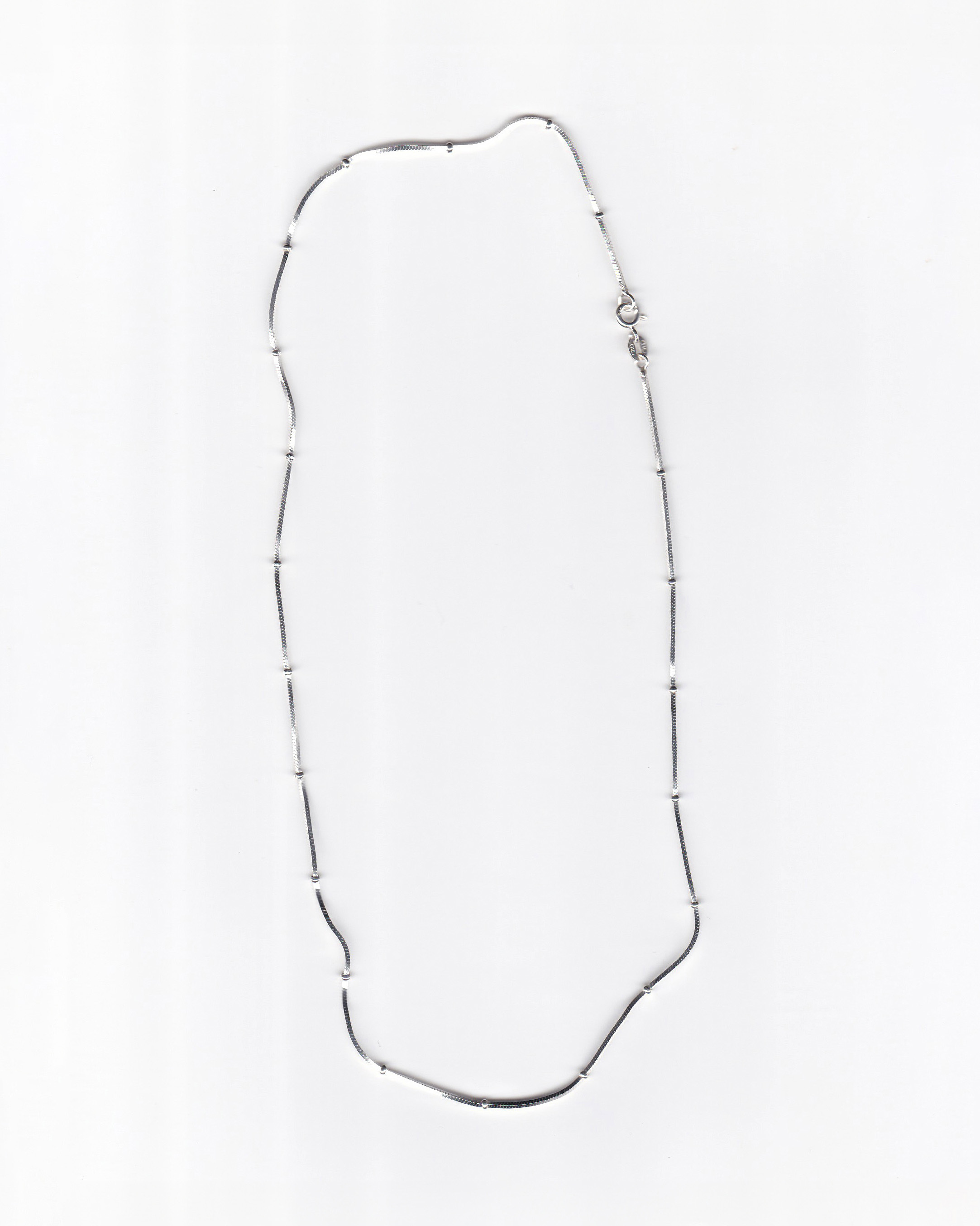 PROJ-ORNMNT 細銀珠蛇鍊