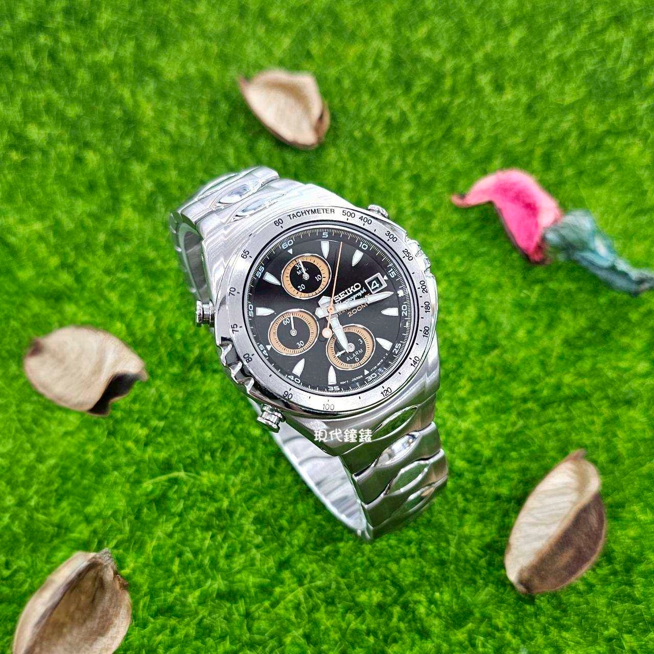【SEIKO 精工】競速Macchina Sportiva 7T32-6H61D 43mm 現代鐘錶