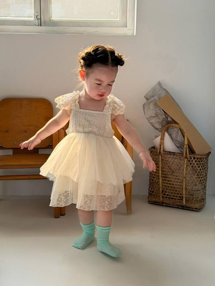 正韓夏AIAI 夢幻蕾絲短洋裝