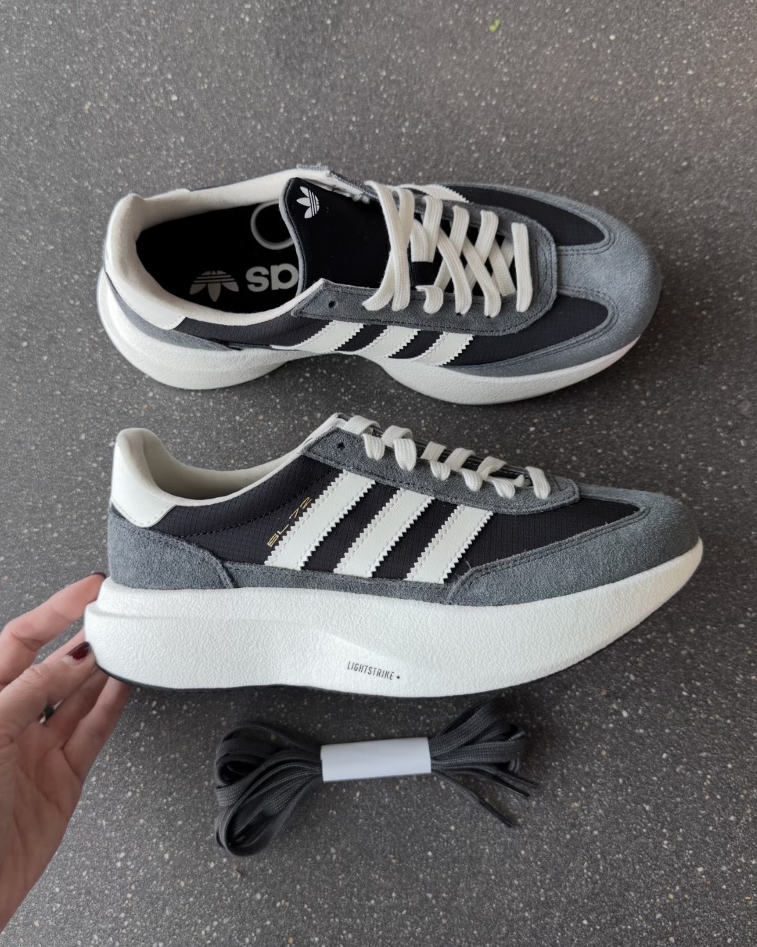 ADIDAS SL 72 PRO 灰奶油 奶油白 灰色 厚底 增高 緩震 耐磨 男女鞋 KK3072 / 調貨