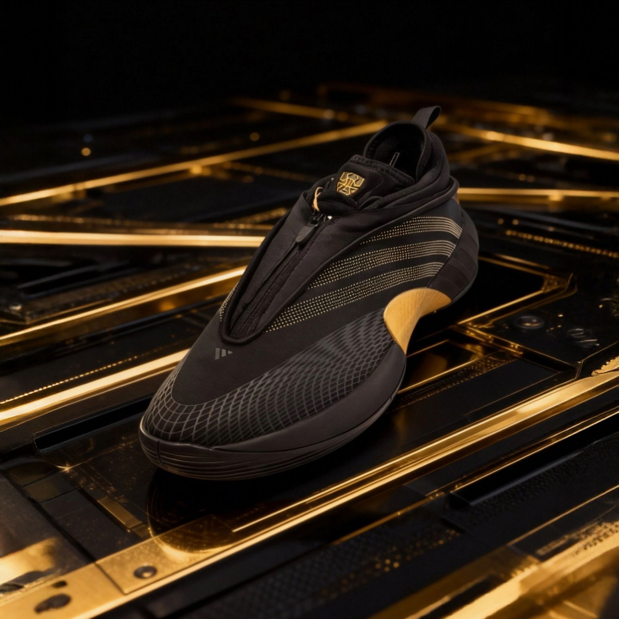 NICEDAY 代購 Adidas DON ISSUE 7 黑金 金色 黑 實戰 籃球鞋 JQ9435