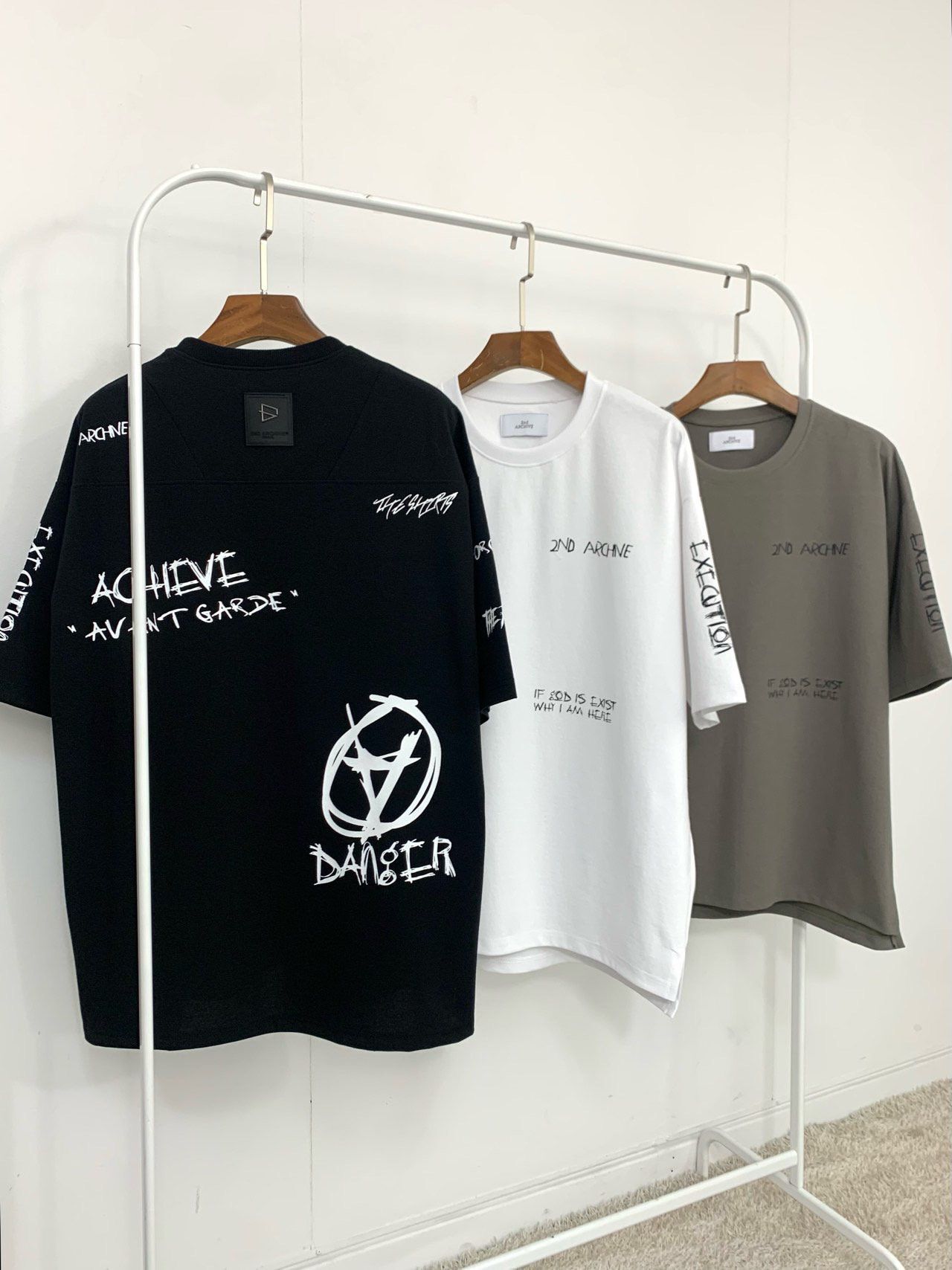 英文字圖案短袖Tee 2nd-342T