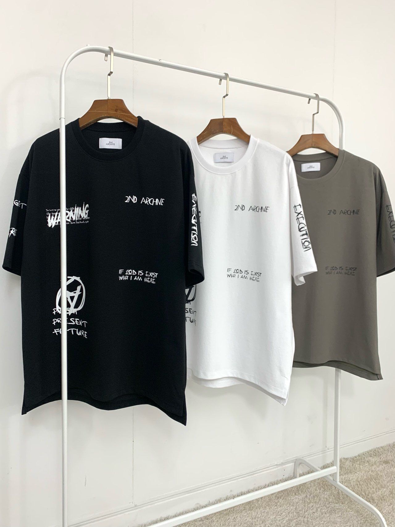 英文字圖案短袖Tee 2nd-342T