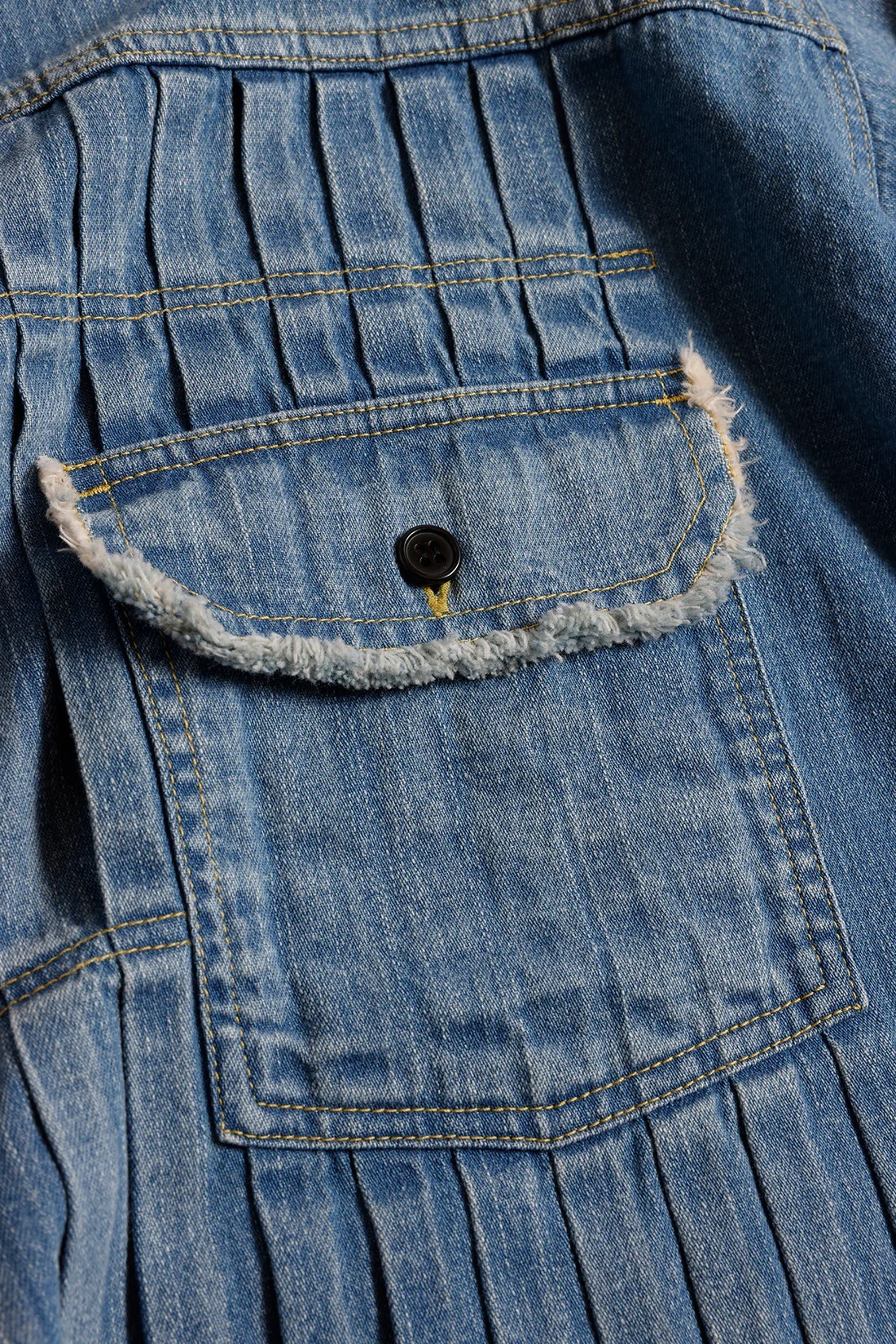 FDMTL JAPAN 2026 DENIM PLATED SHIRT 3 YEAR WASH *MADE IN JAPAN - PRE ORDER ITEM (預訂中)