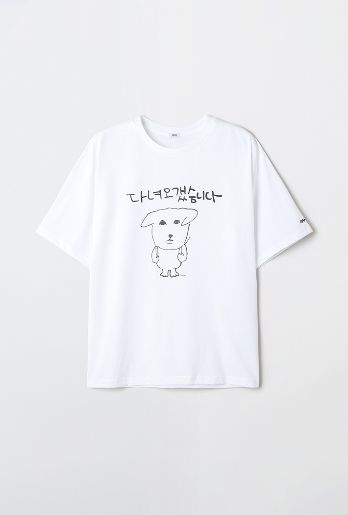 SPAO x Ganadi可疑熊 短踢 短袖