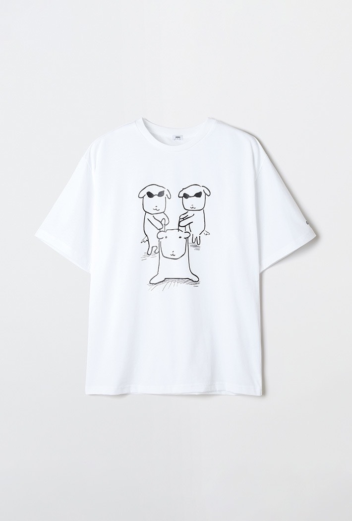 SPAO x Ganadi可疑熊 短踢 短袖