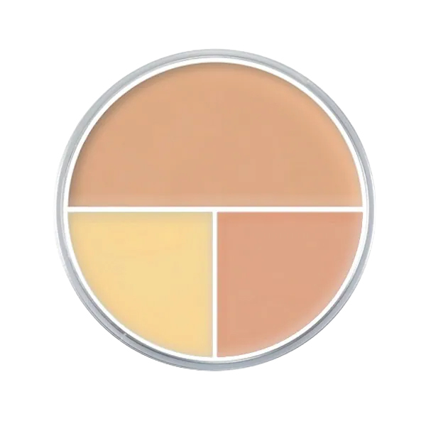 Kryolan 3色粉底膏