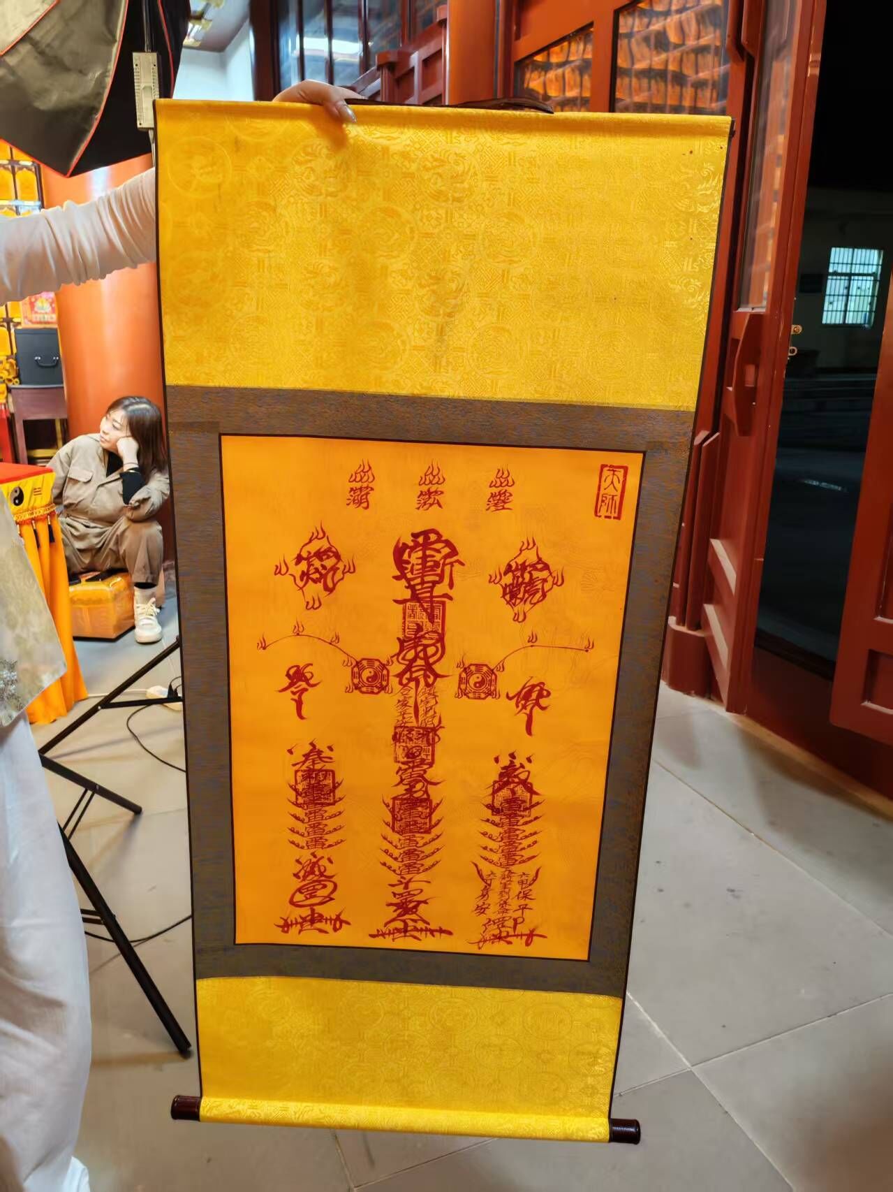 0317JK34-萬壽宮day3-镇宅五雷符 大卷轴（K34）