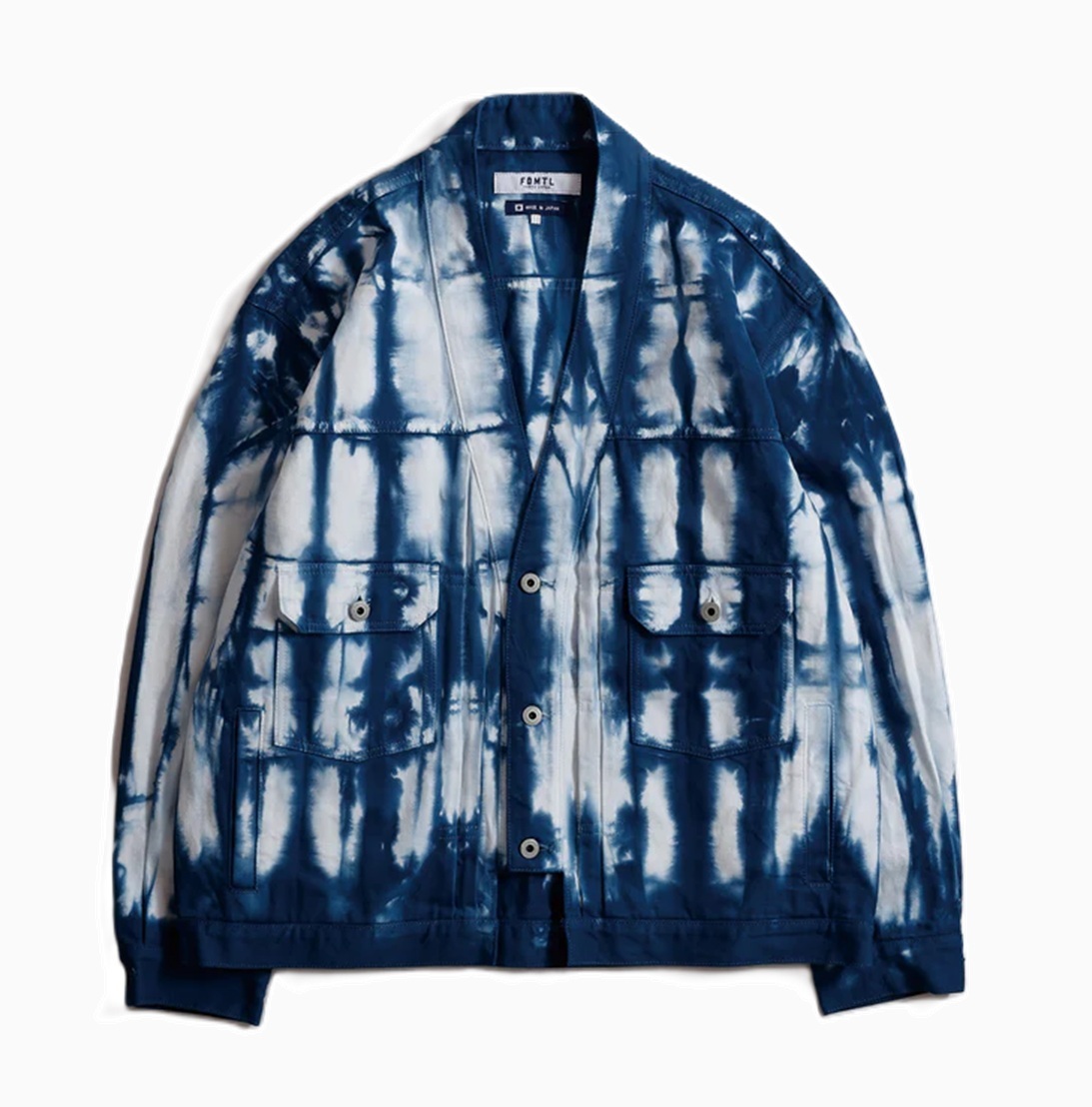 FDMTL JAPAN 2026 ARIMATSU HAORI JACKET RINSE *MADE IN JAPAN - PRE ORDER ITEM (預訂中)