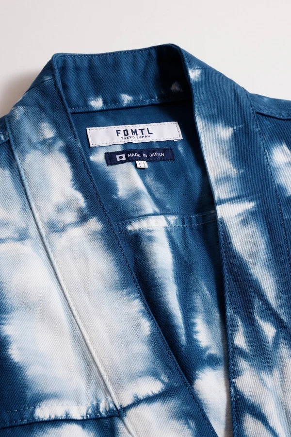 FDMTL JAPAN 2026 ARIMATSU HAORI JACKET RINSE *MADE IN JAPAN - PRE ORDER ITEM (預訂中)