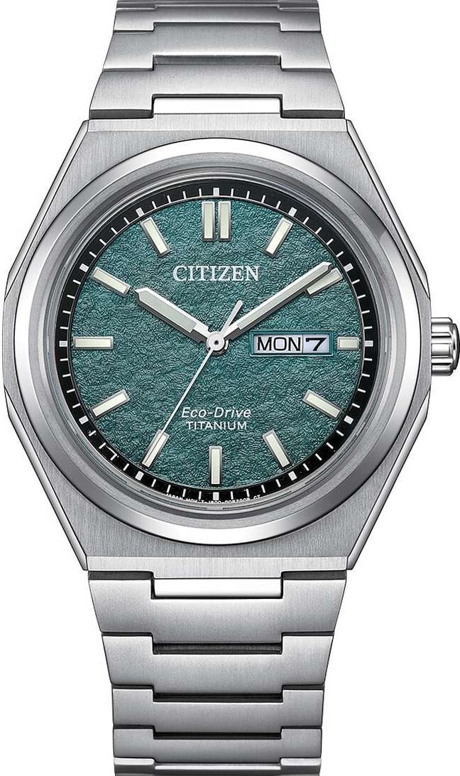 萬年鐘錶 - Citizen 星辰錶  超級鈦輕盈耐磨光動能男錶  AW0130-85X 錶徑39.5MM