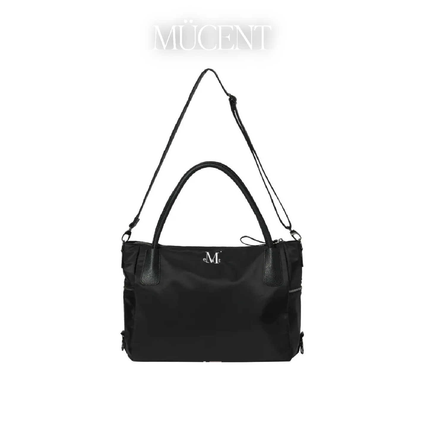 Mucent LOGO 黑色 大容量 旅行包 旅行系列