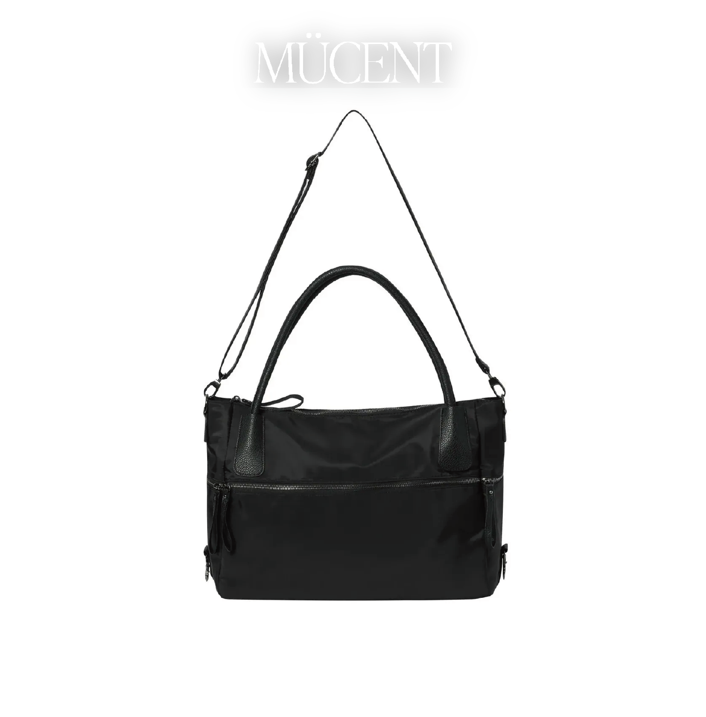 Mucent LOGO 黑色 大容量 旅行包 旅行系列