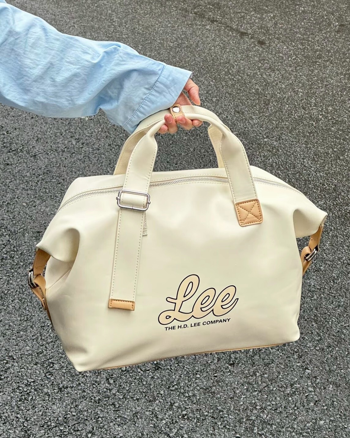 Lee 經典大LOGO 21L大容量 行李包 健身包 肩背 手提 共3色