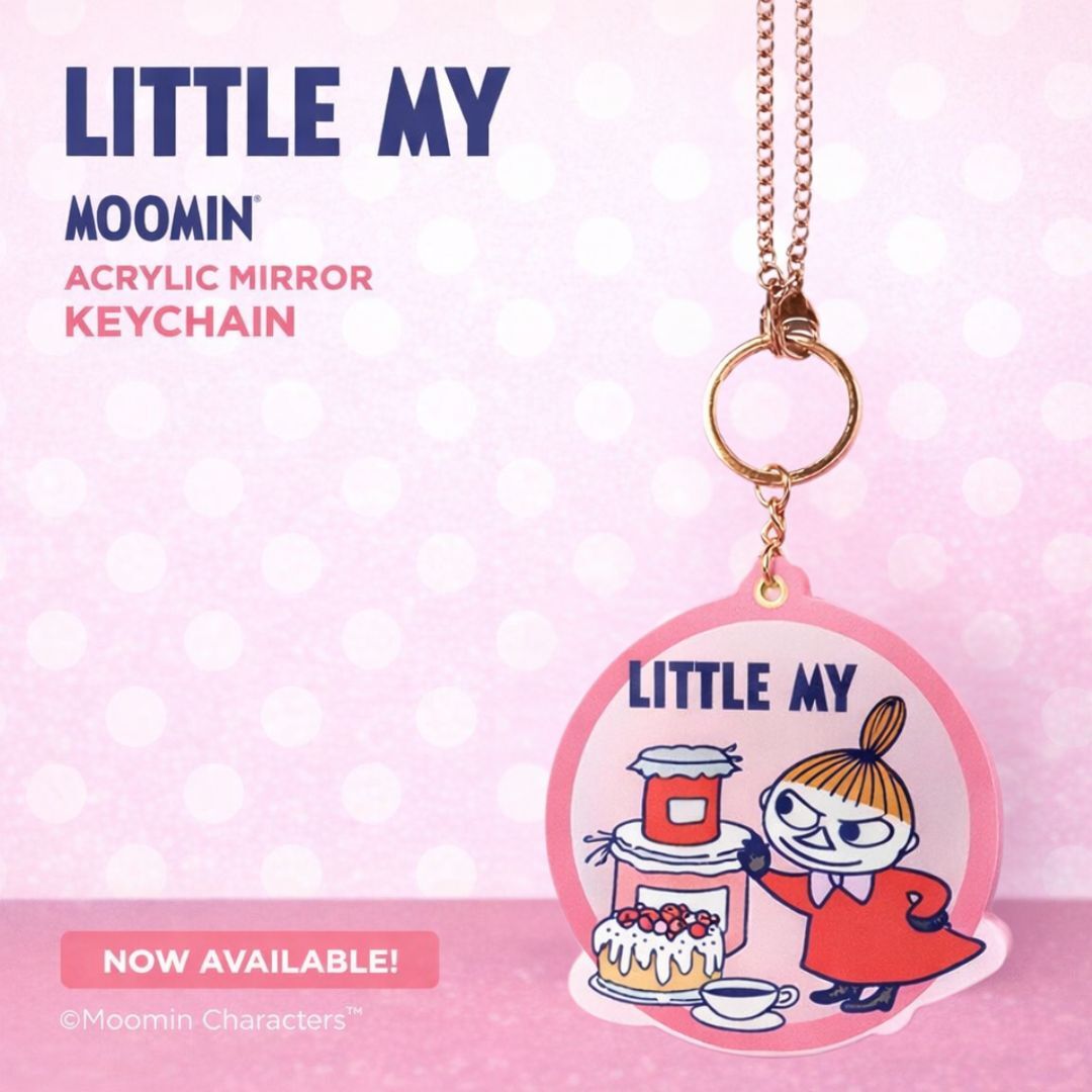 姆明一族 |化妝鏡鎖匙扣 | 小美