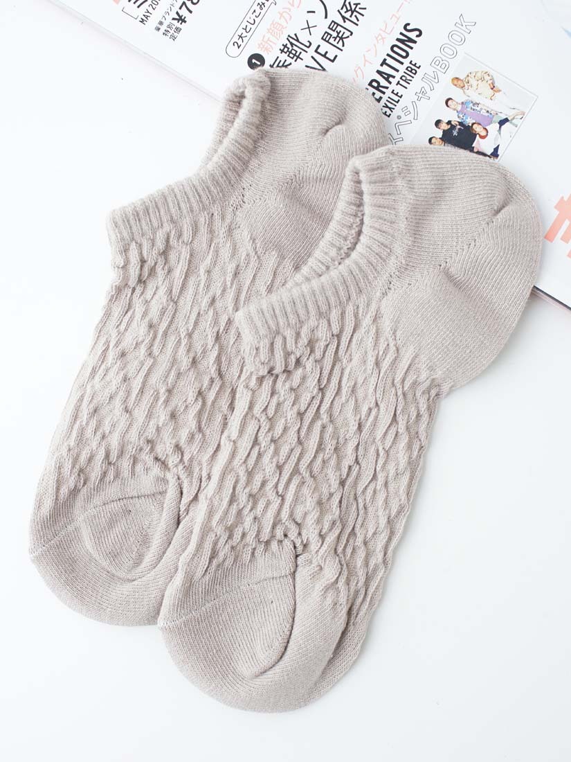 泡泡棉彩虹船型短襪(9色)