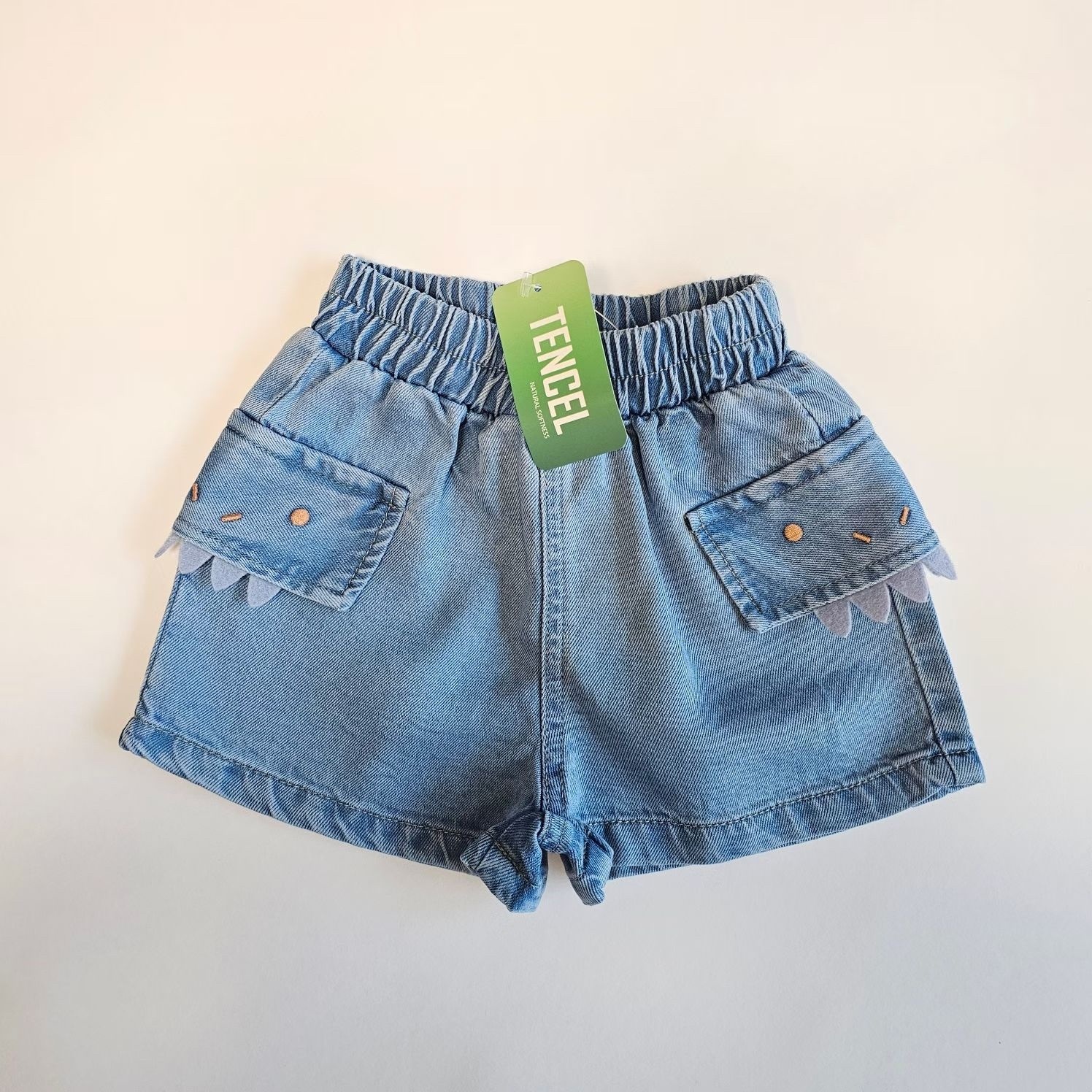 1st.Blue Shark Jean Shorts