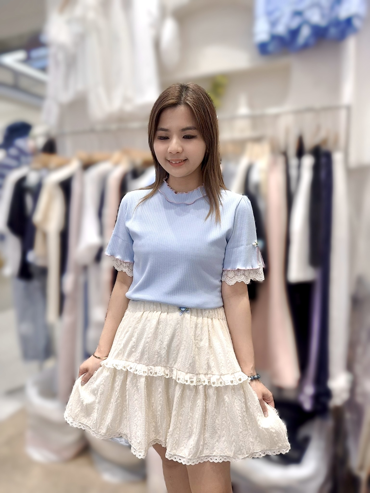 VS63  蝴蝶結T 胸36-47 長22 $399[一口價]