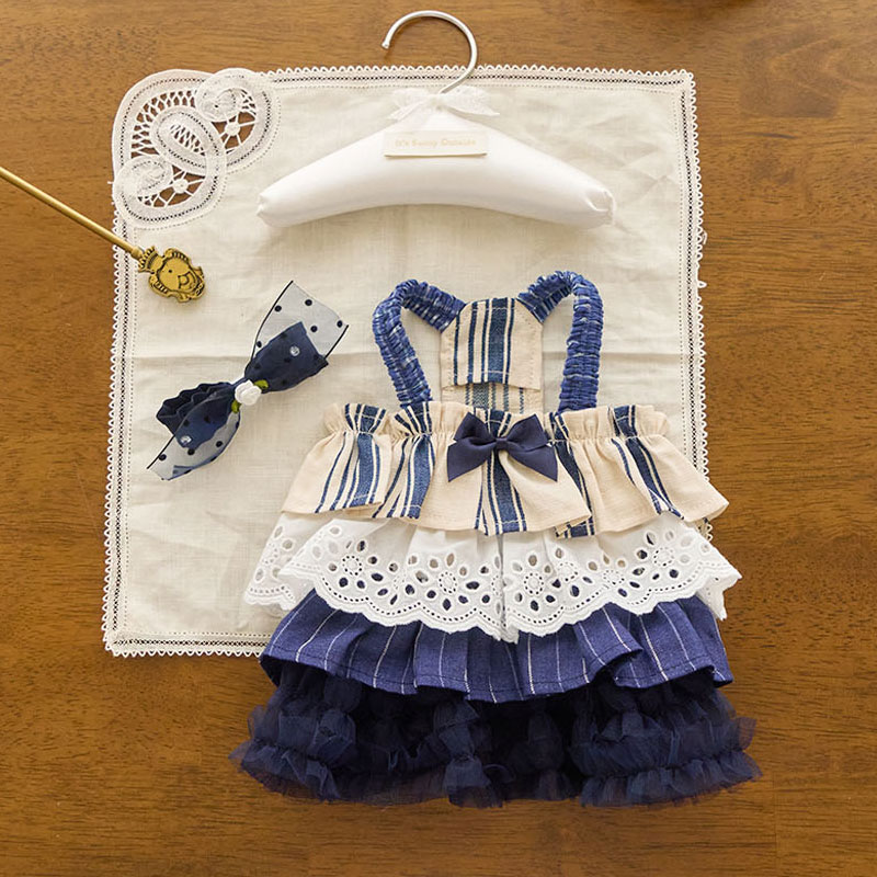 預購優惠-海軍風蕾絲紗裙洋裝 Navy - Lux Marine Cancan   It’s sunny outside