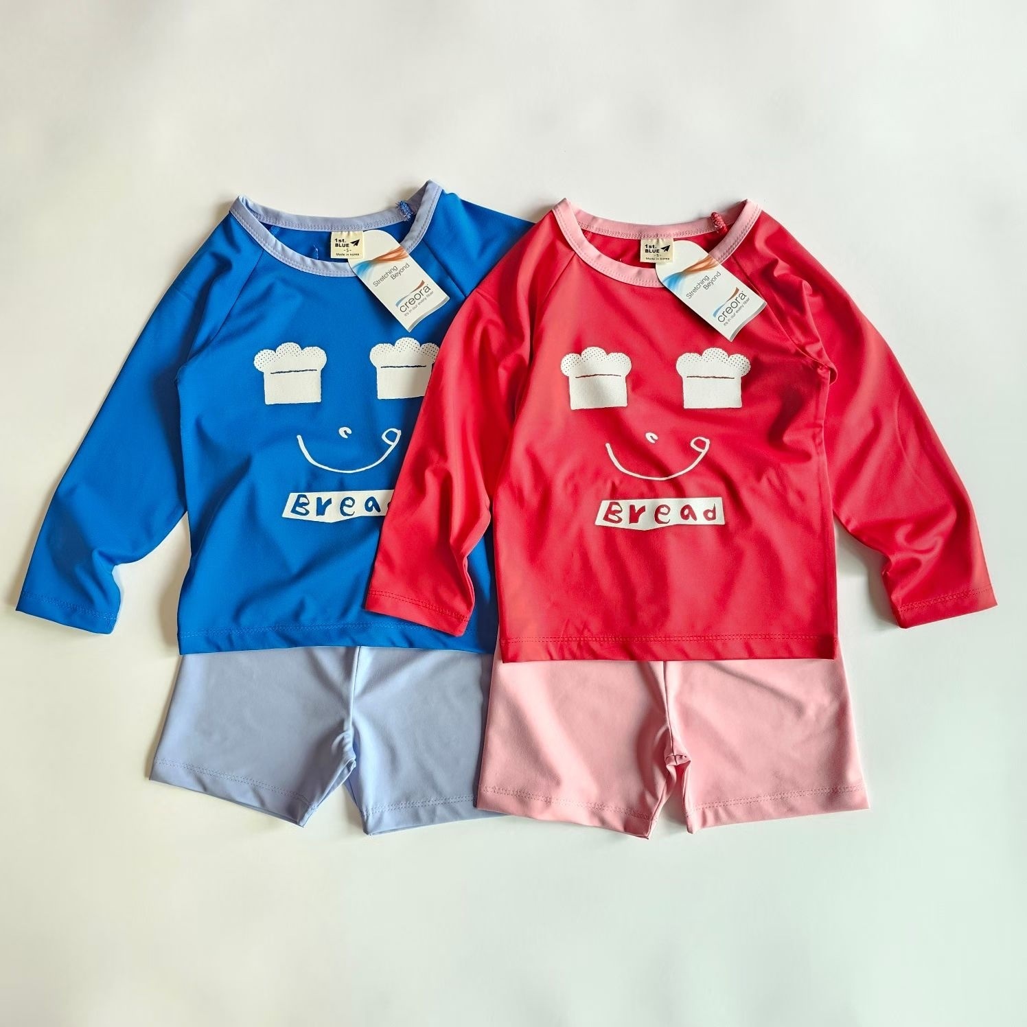 1st.Blue Bread Rash Guard