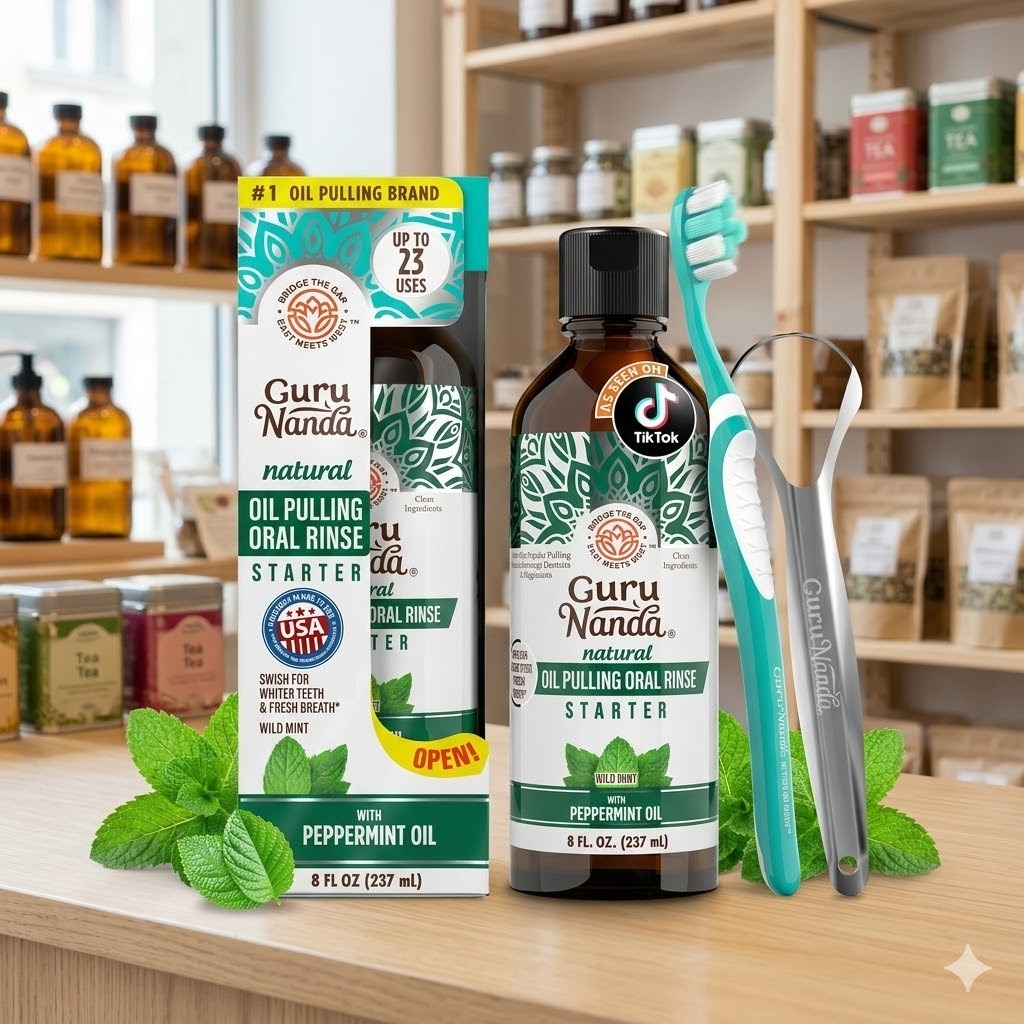 【預購】GuruNanda H031650 油拔口腔漱口水套裝 237ml