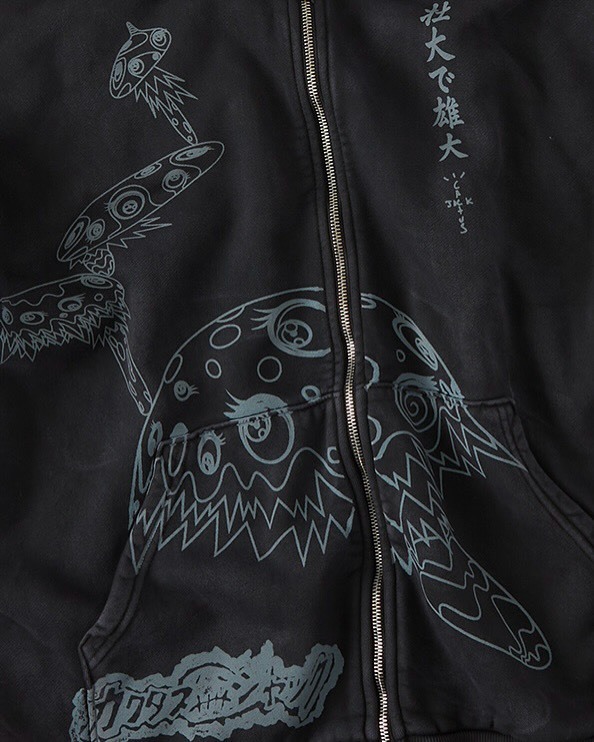 Travis Scott Cactus Jack x Fragment x Takashi Murakami