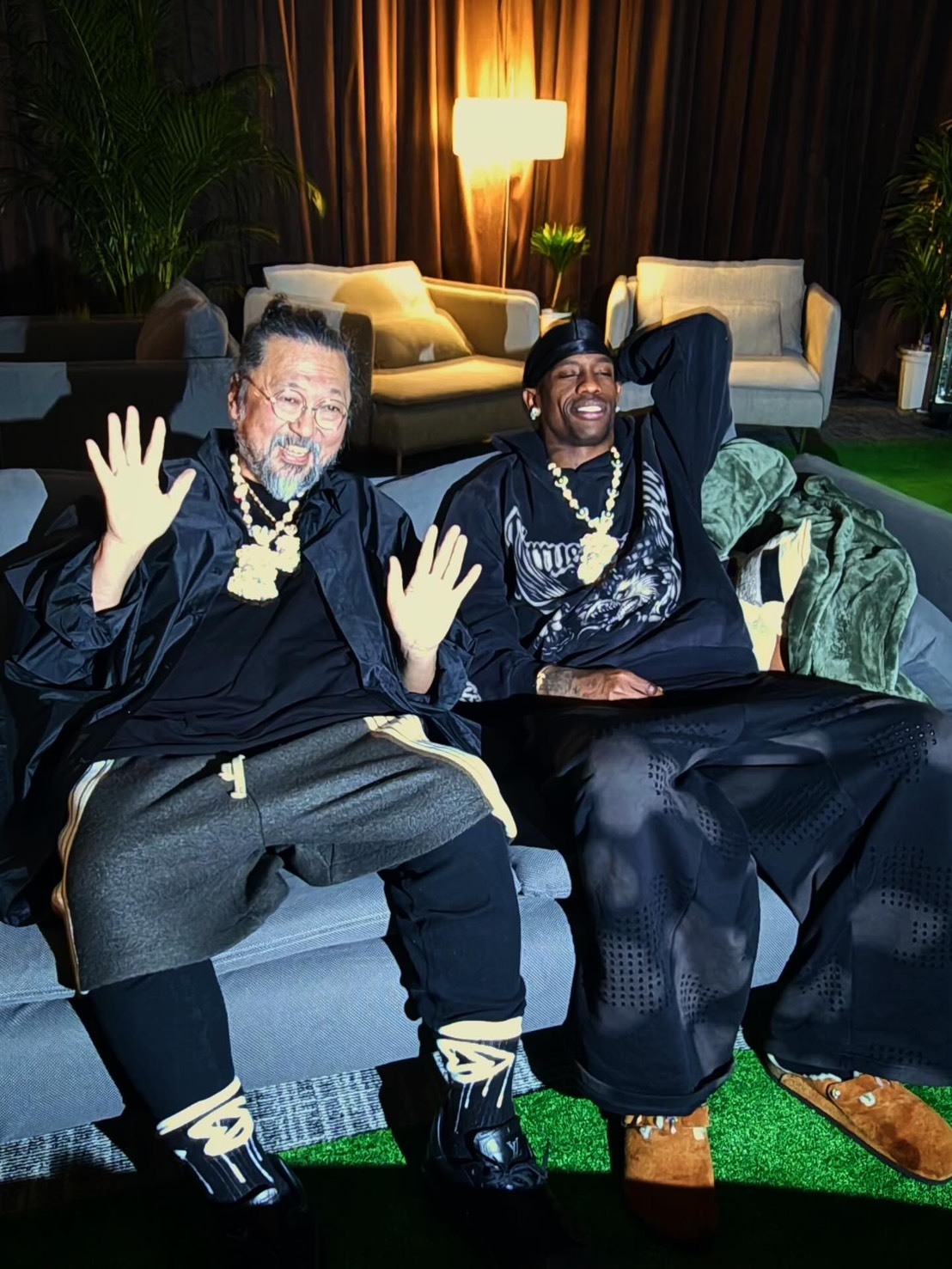 Travis Scott Cactus Jack x Fragment x Takashi Murakami