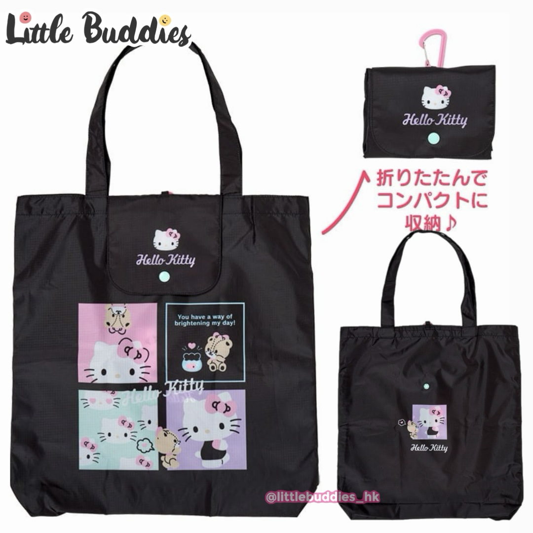 日本 Sanrio 可摺疊手提袋連爬山扣