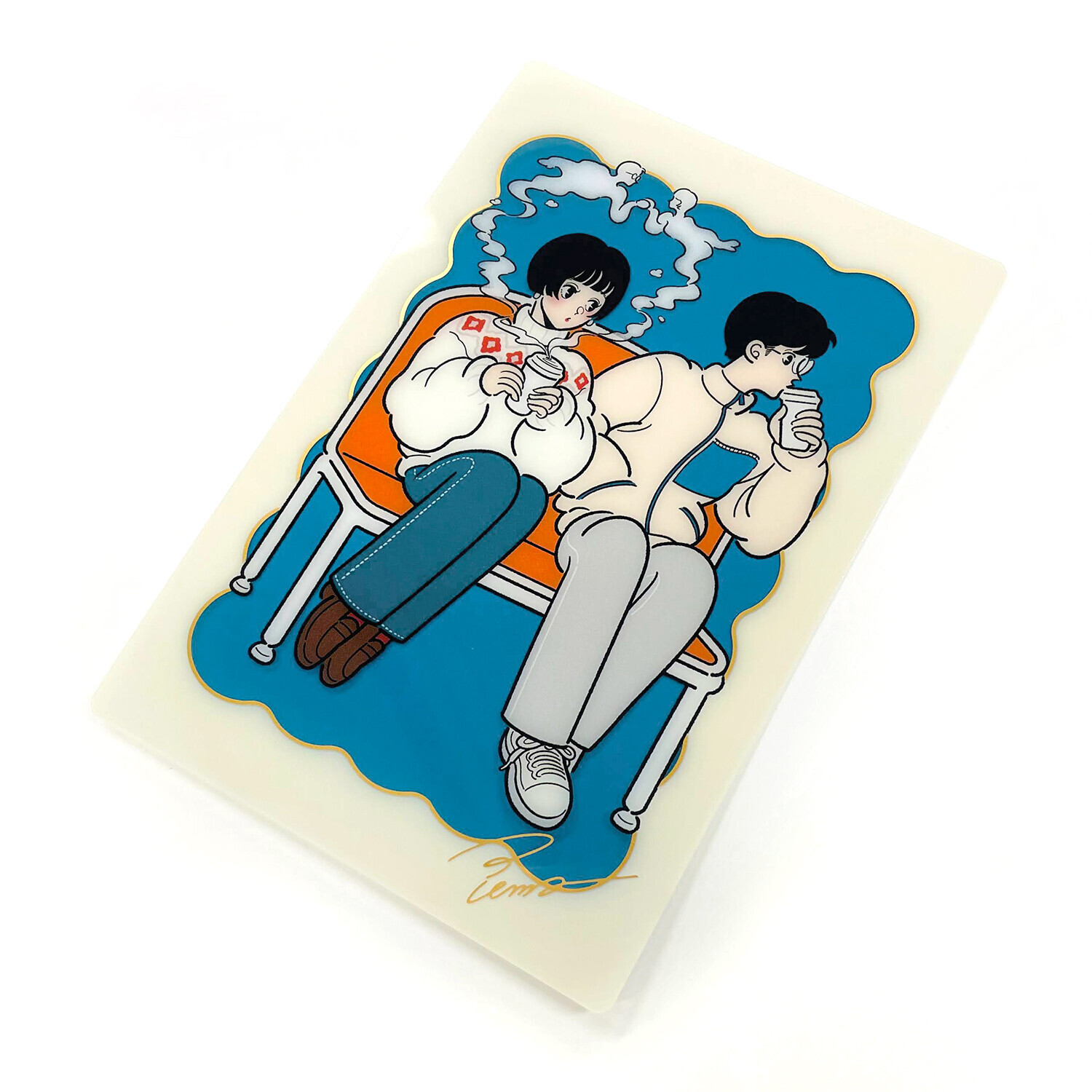 SANLEMO 透明明信片 墊板 書籤｜日本FRONTIER