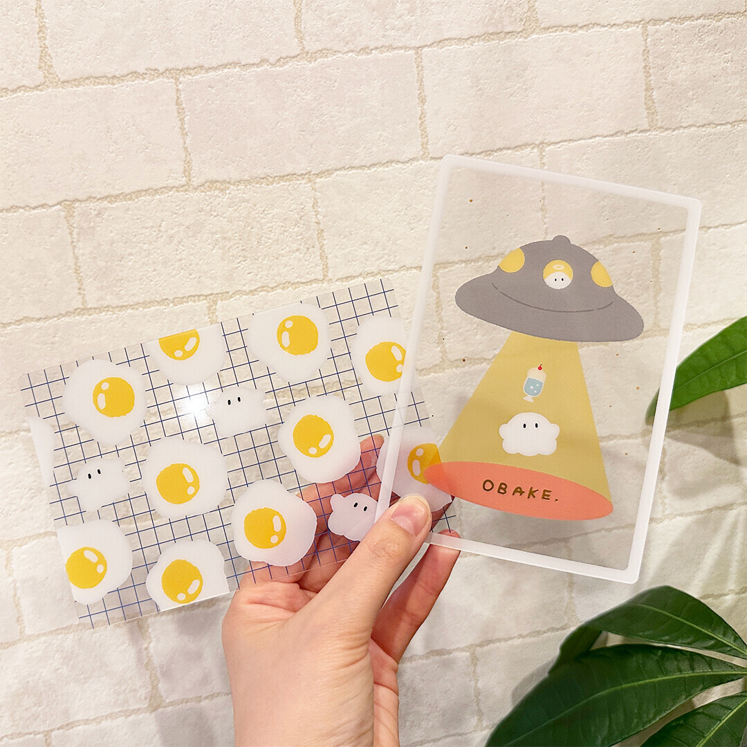 不明物體 透明明信片 墊板 書籤｜日本FRONTIER