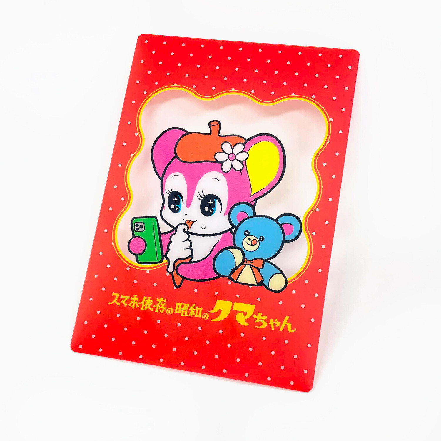 智慧型手機 透明明信片 墊板 書籤｜日本FRONTIER