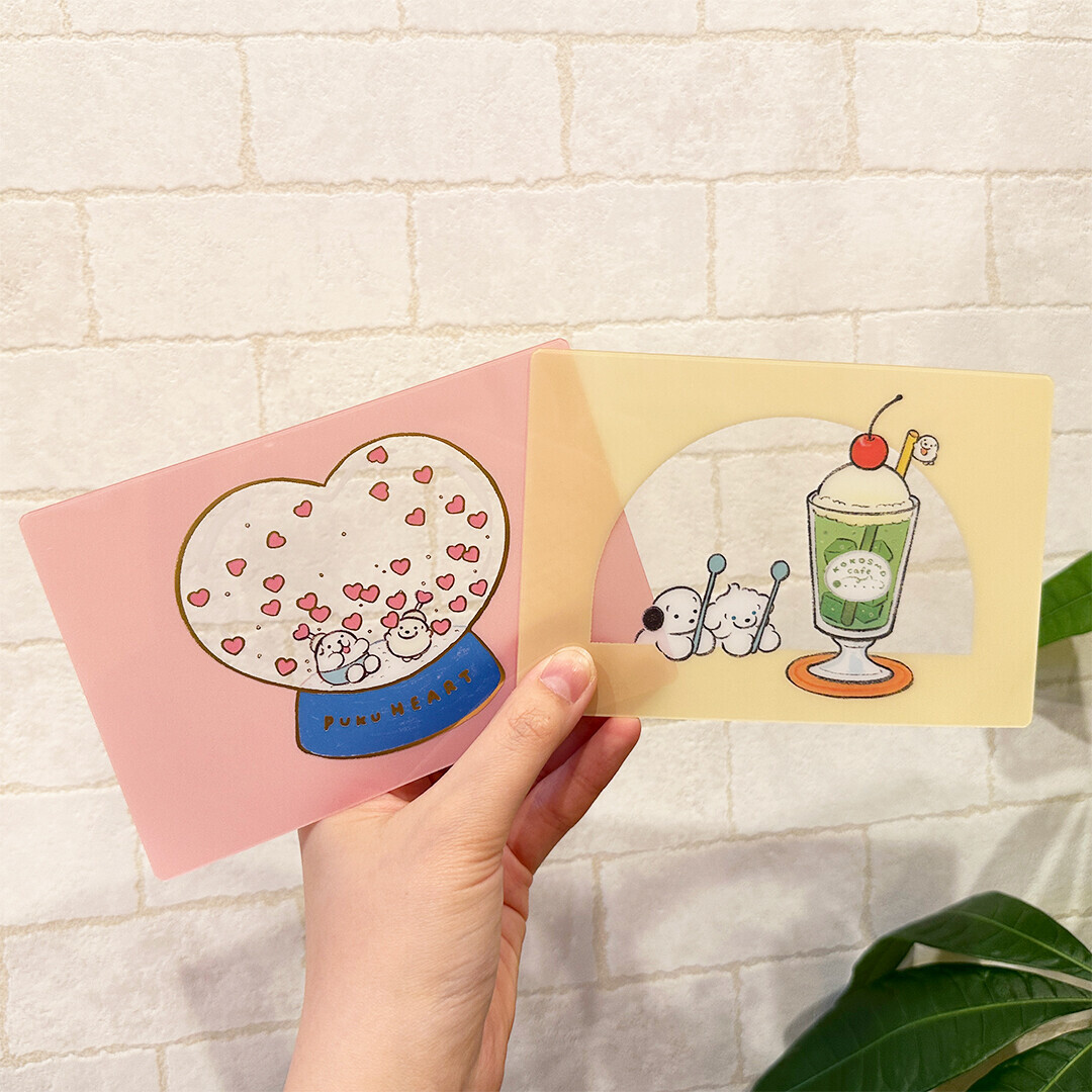 冰淇淋蘇打 透明明信片 墊板 書籤｜日本FRONTIER