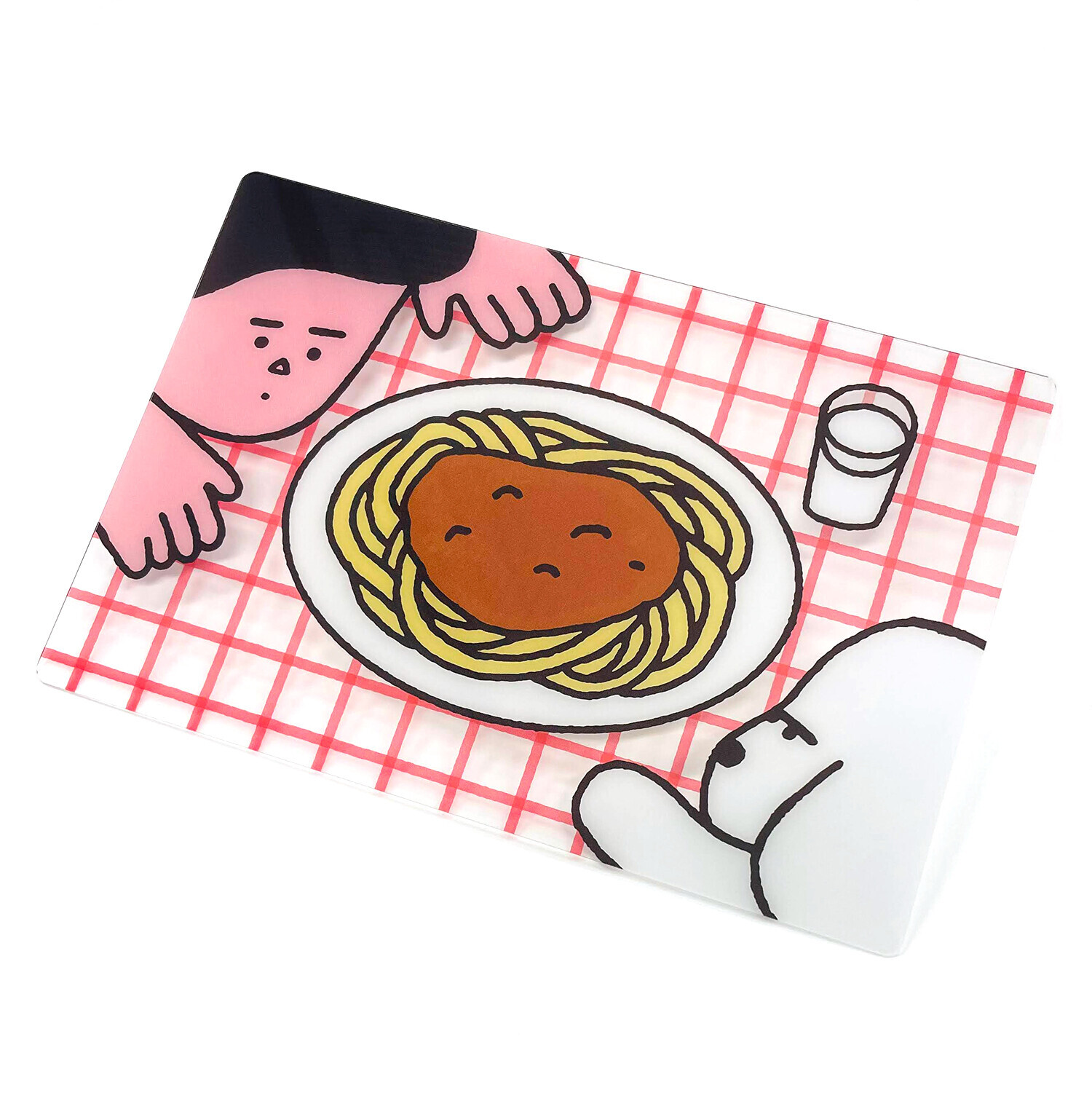 義大利麵 透明明信片 墊板 書籤｜日本FRONTIER