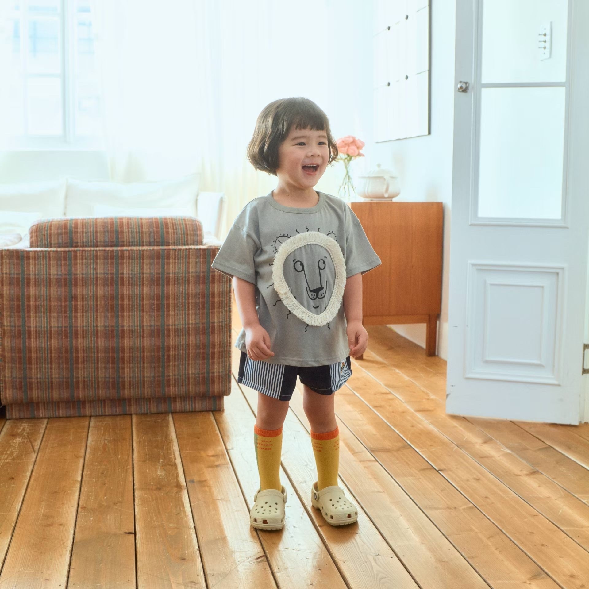 1st.Blue Surgical Lion Short Sleeve T-shirt