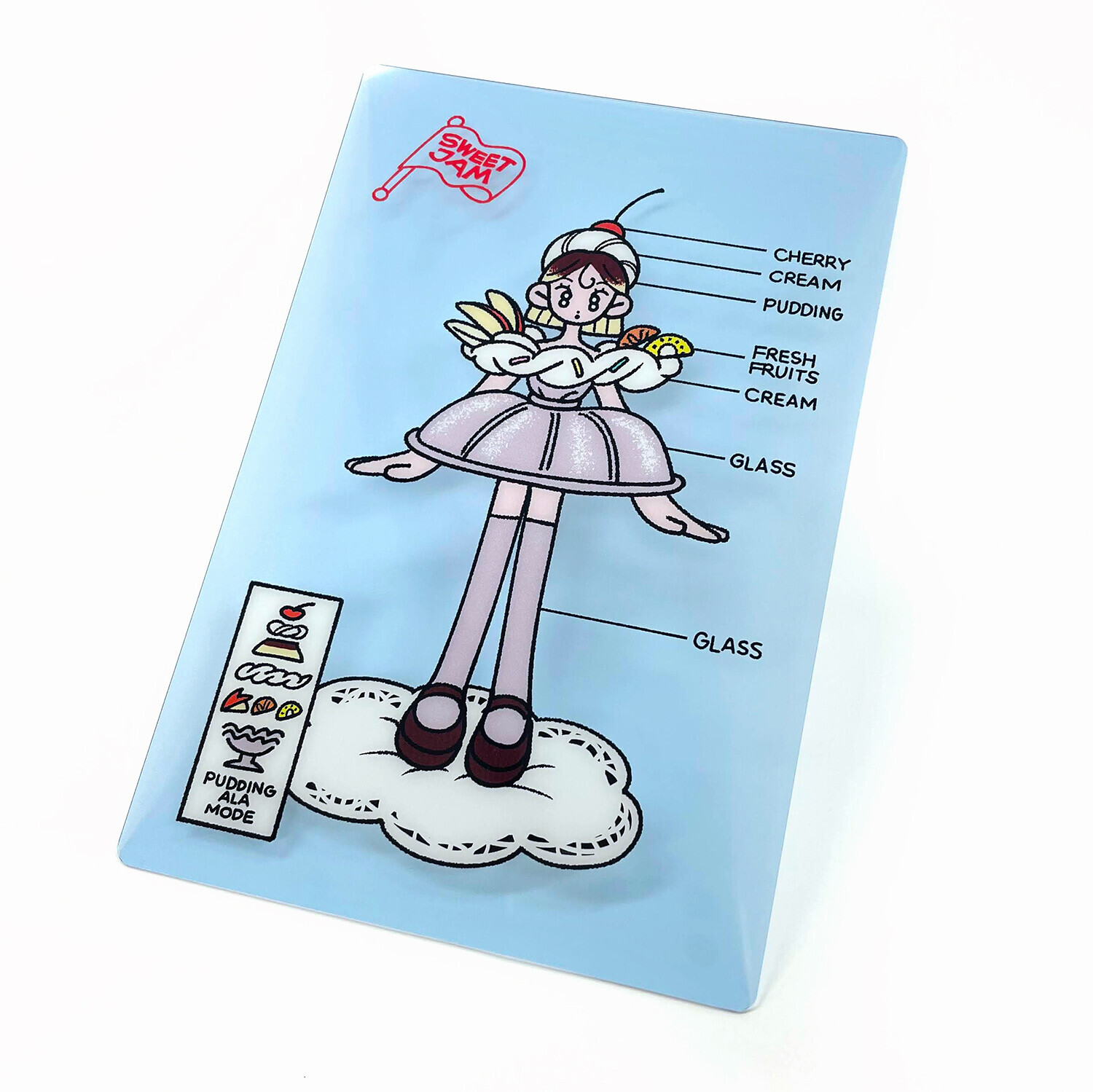 時尚 透明明信片 墊板 書籤｜日本FRONTIER