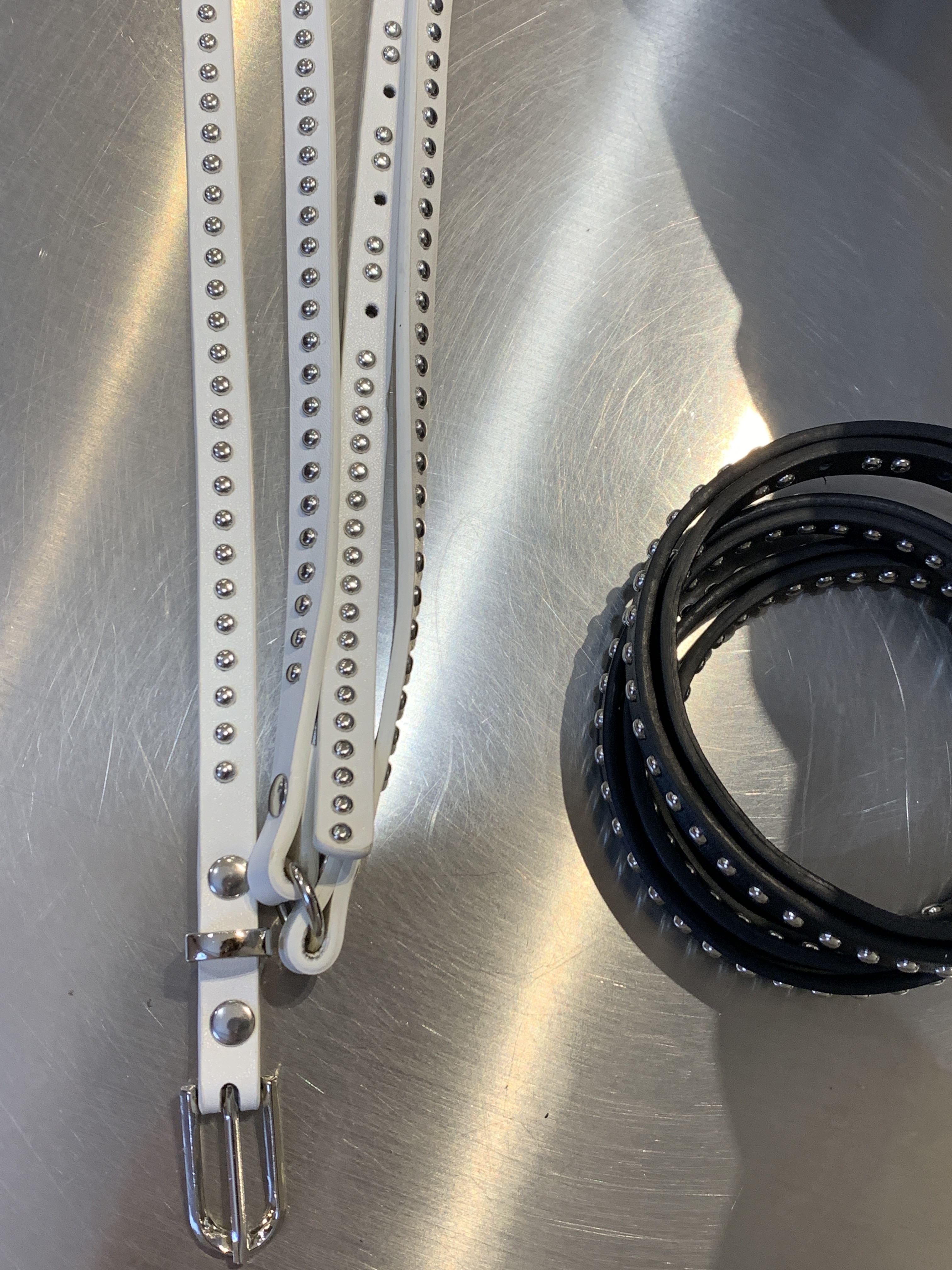 M019/卯丁極細二圈皮帶