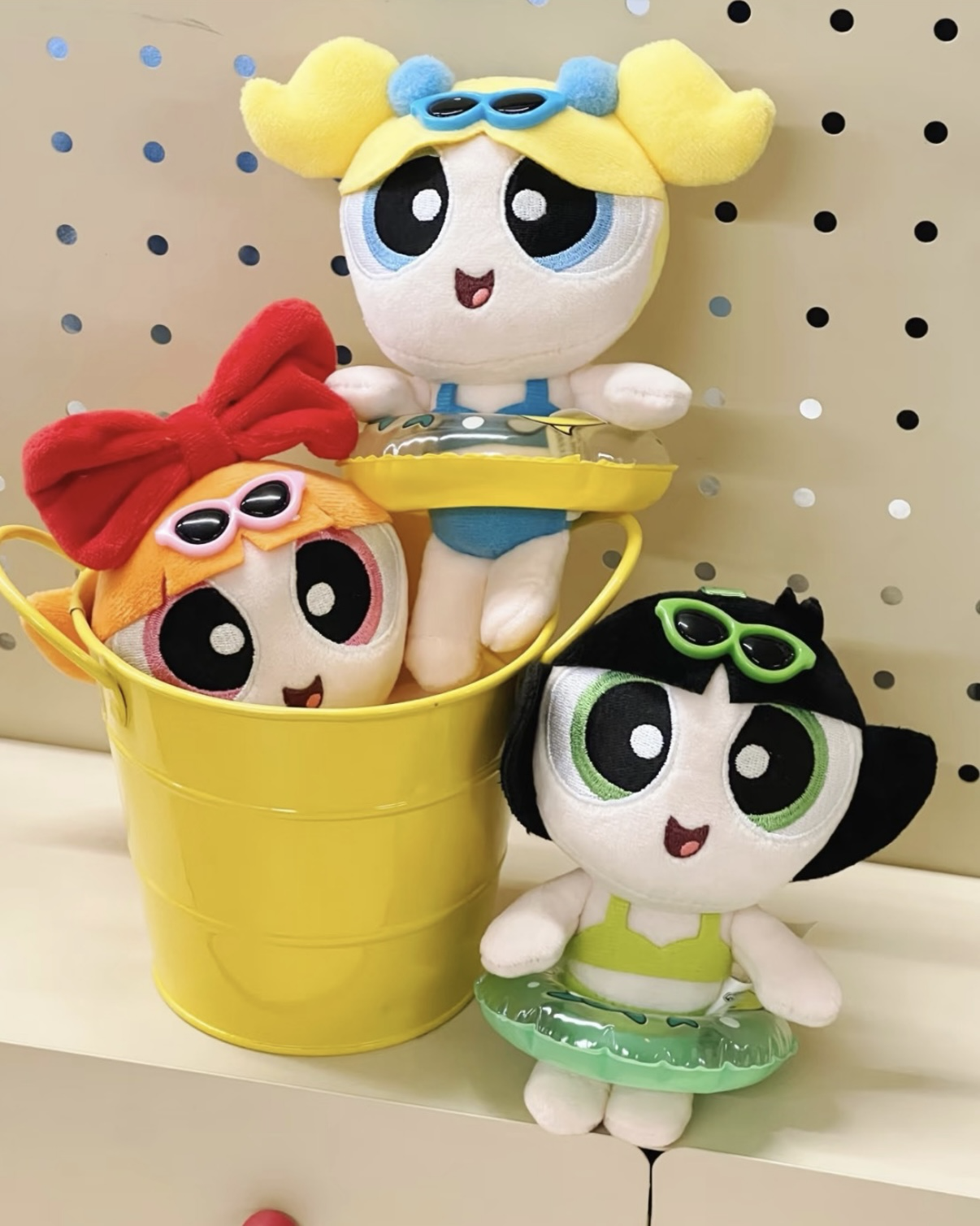 <正版授權>飛天小女警 2026新款 夏日泳裝 泳圈 毛絨娃娃 吊飾 掛件