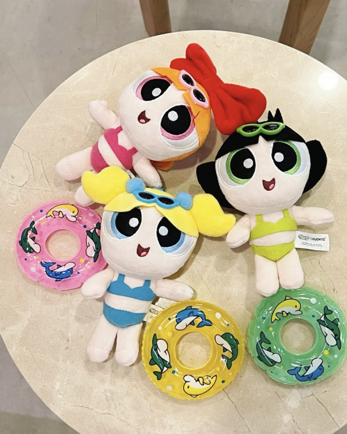 <正版授權>飛天小女警 2026新款 夏日泳裝 泳圈 毛絨娃娃 吊飾 掛件