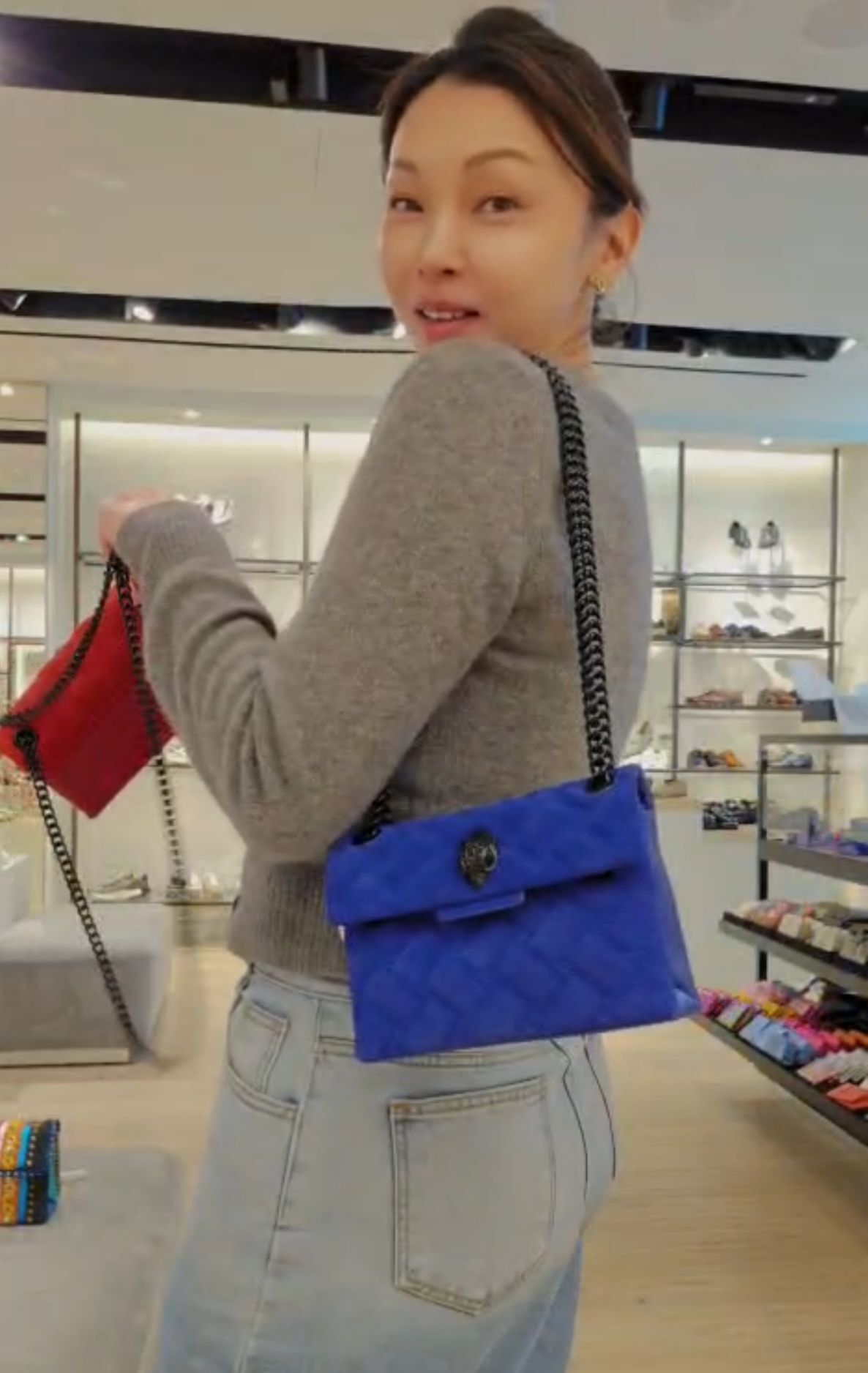 英國代購 (獨立訂單)--KG Kurt Geiger MINI KENSINGTON SUEDE