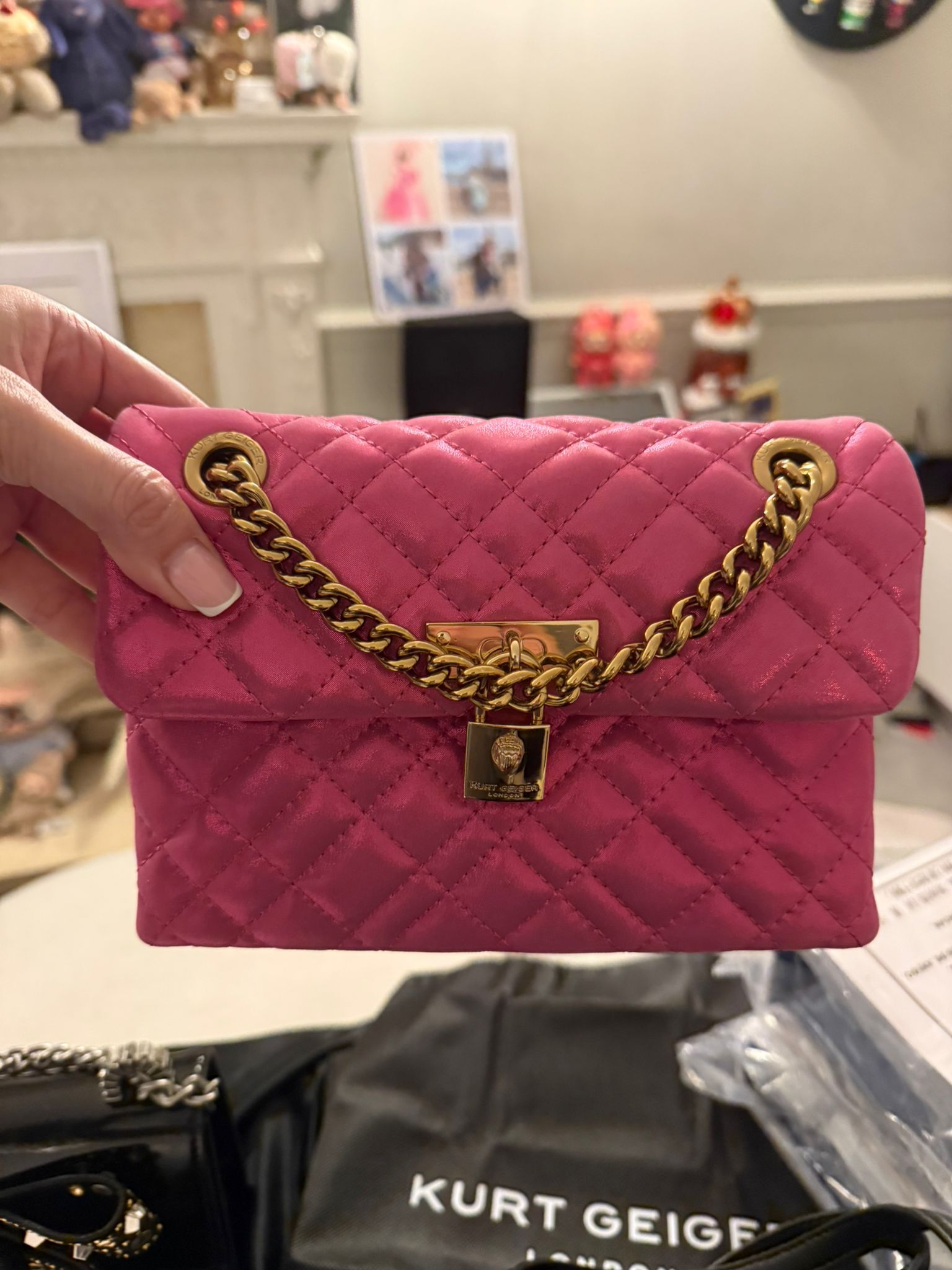 英國代購 (獨立訂單)-KG Kurt Geiger MINI LOCK