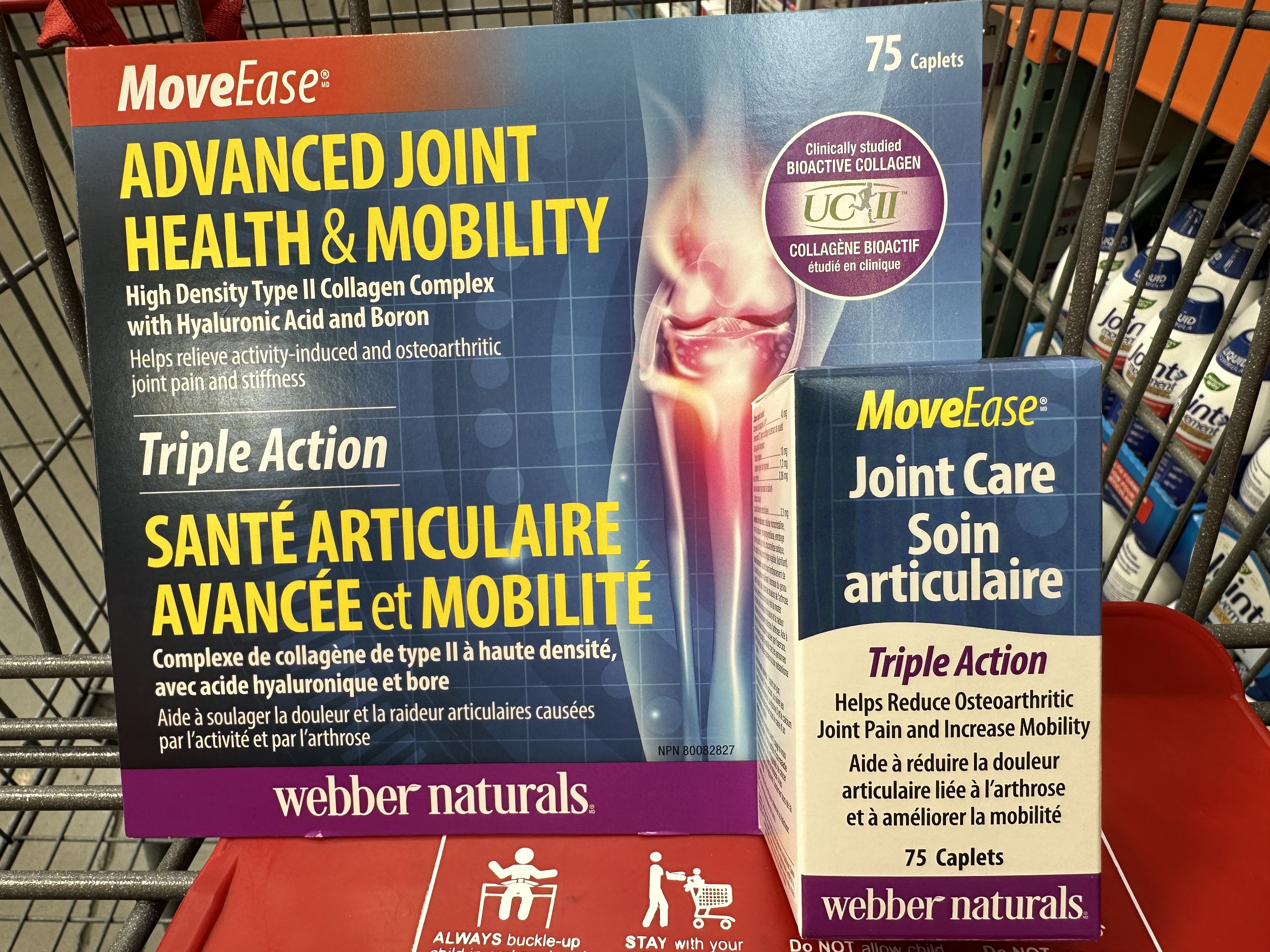Webber Naturals Joint Care 三合一關節護養配方 75粒 CC263