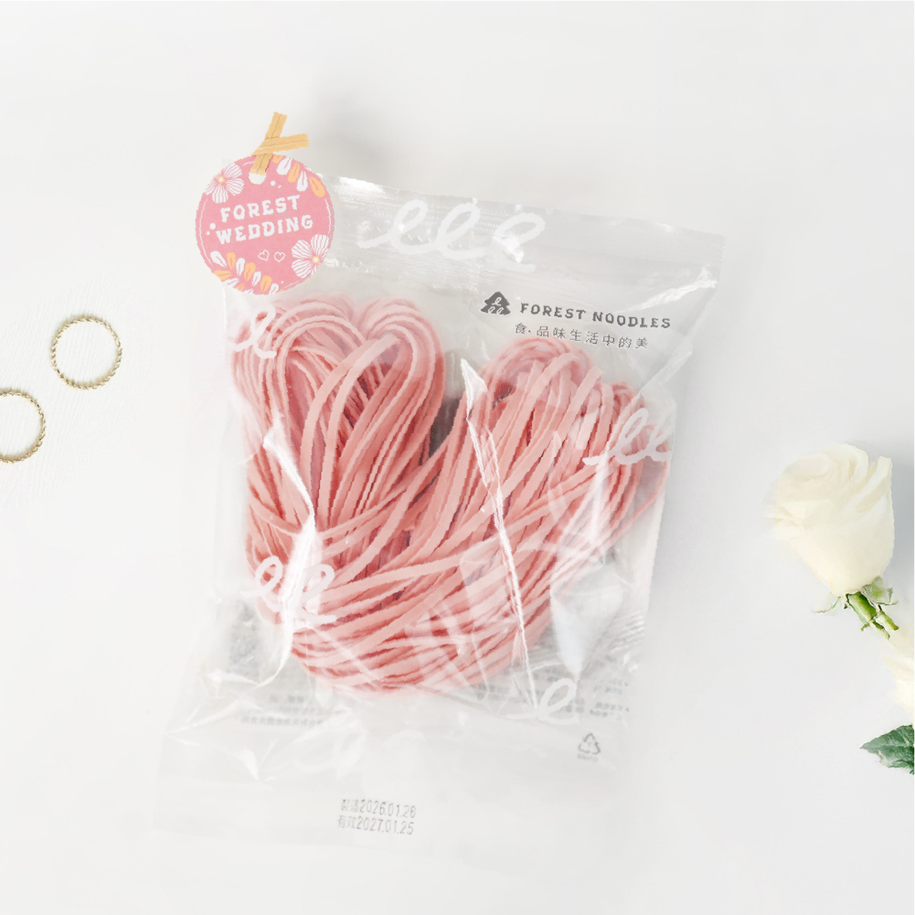 婚禮小物｜造型囍麵系列｜愛心拌麵｜小資款｜(客製化服務/口味任選)｜免運