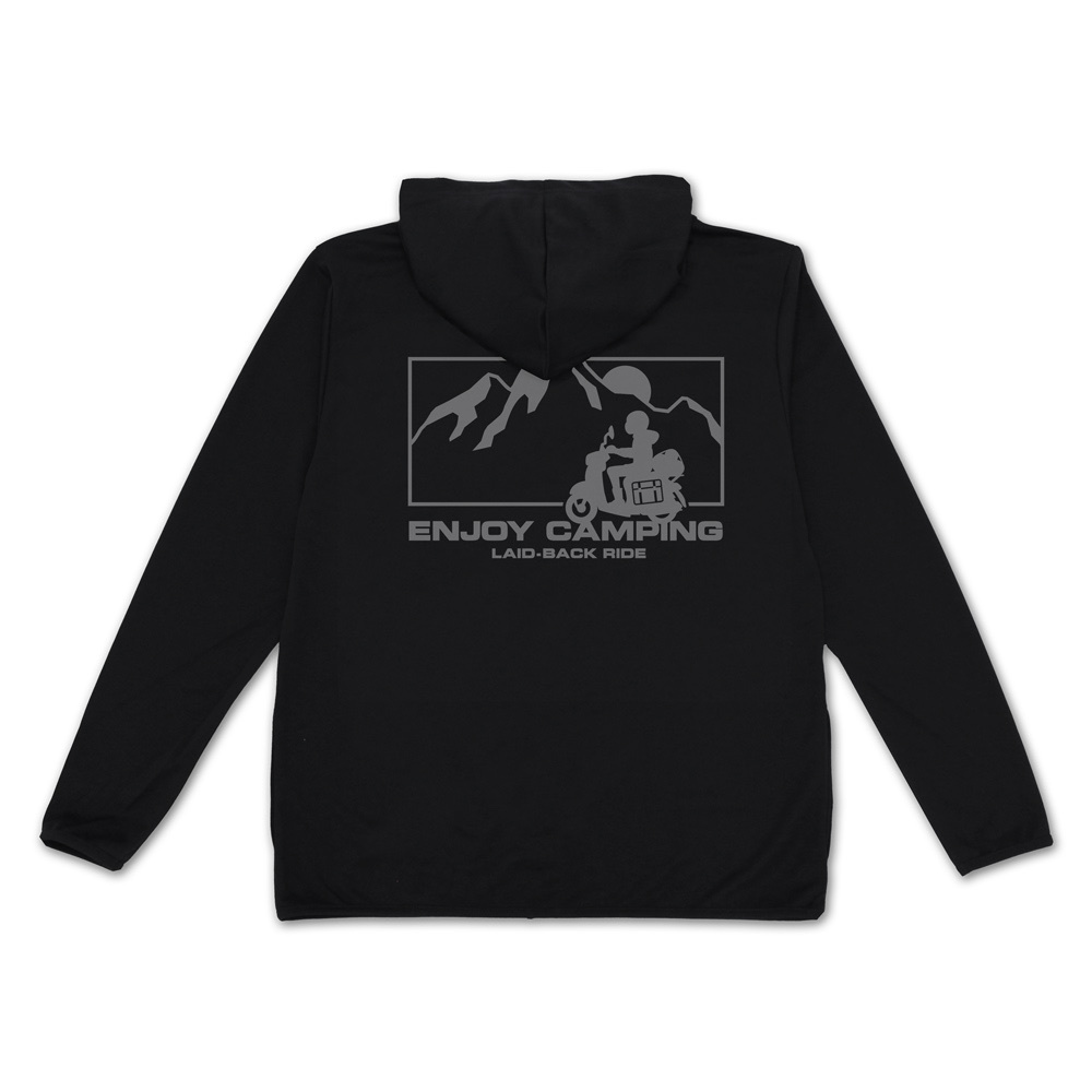 Cospa 033026 シルエットバイク志摩リン 薄手ドライパーカー [『ゆるキャン△ SEASON３』] BLACK