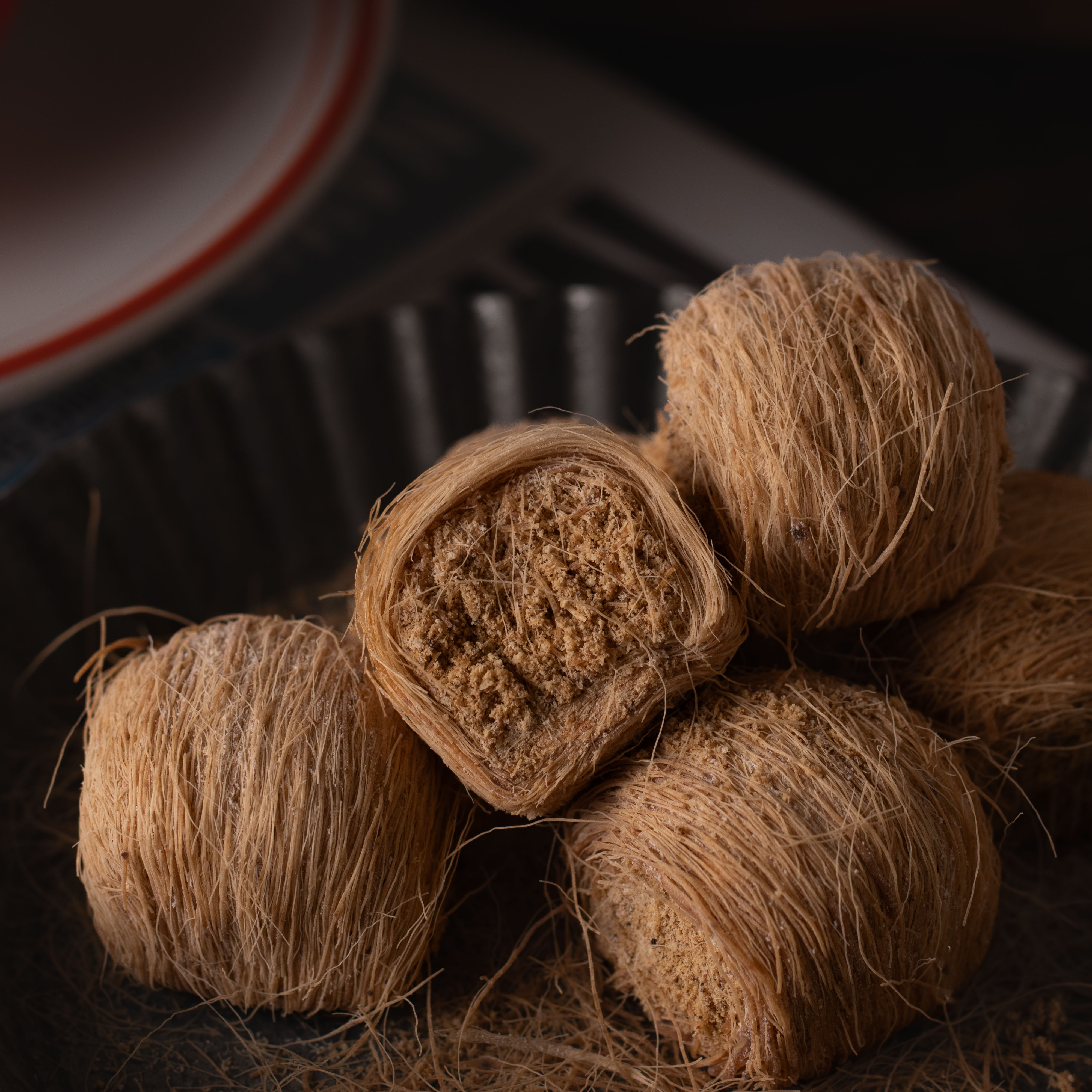 鴛鴦奶茶法式龍鬚糖｜茶敘鴛鴦