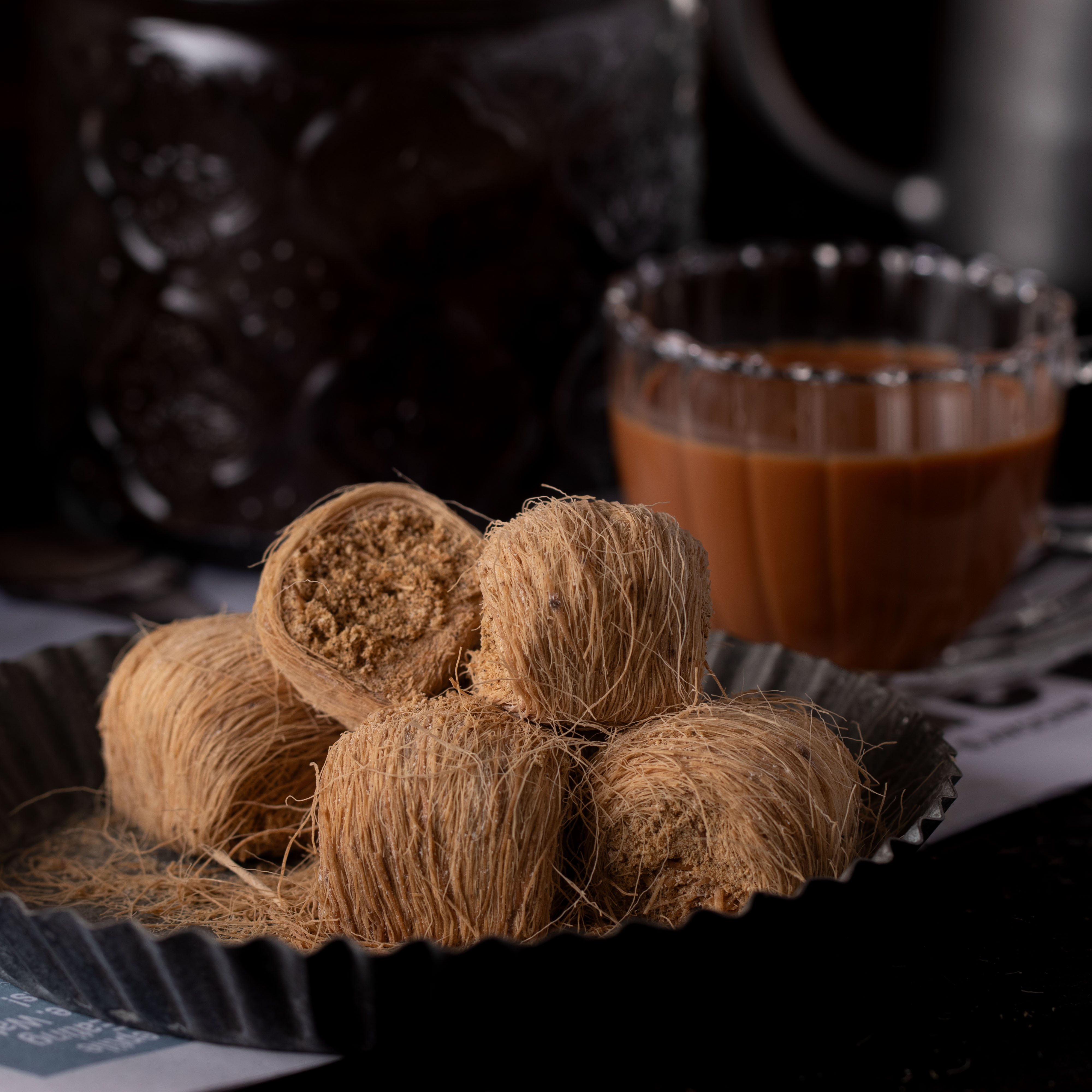 鴛鴦奶茶法式龍鬚糖｜茶敘鴛鴦