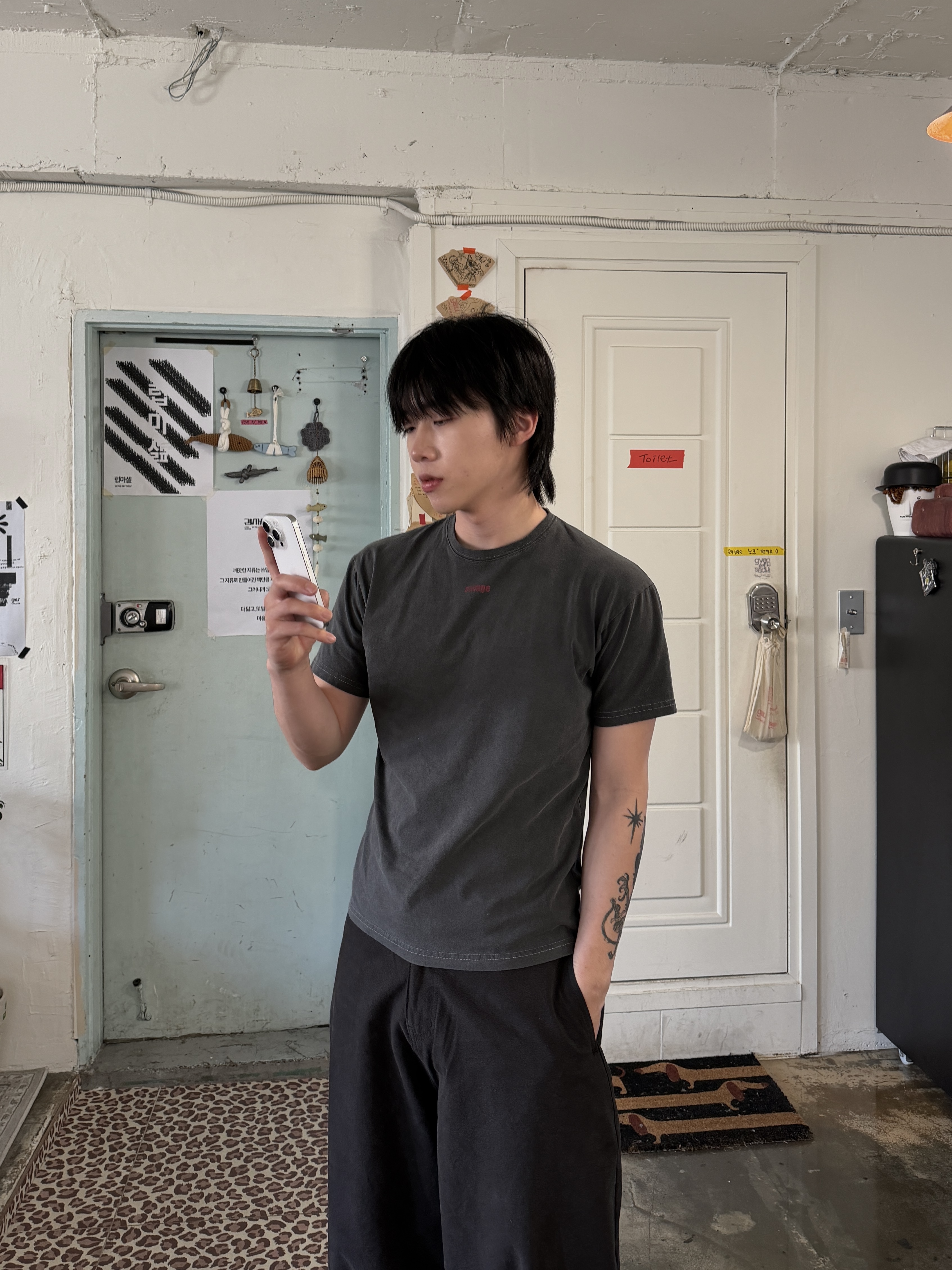 Savage 水洗短版合身上衣