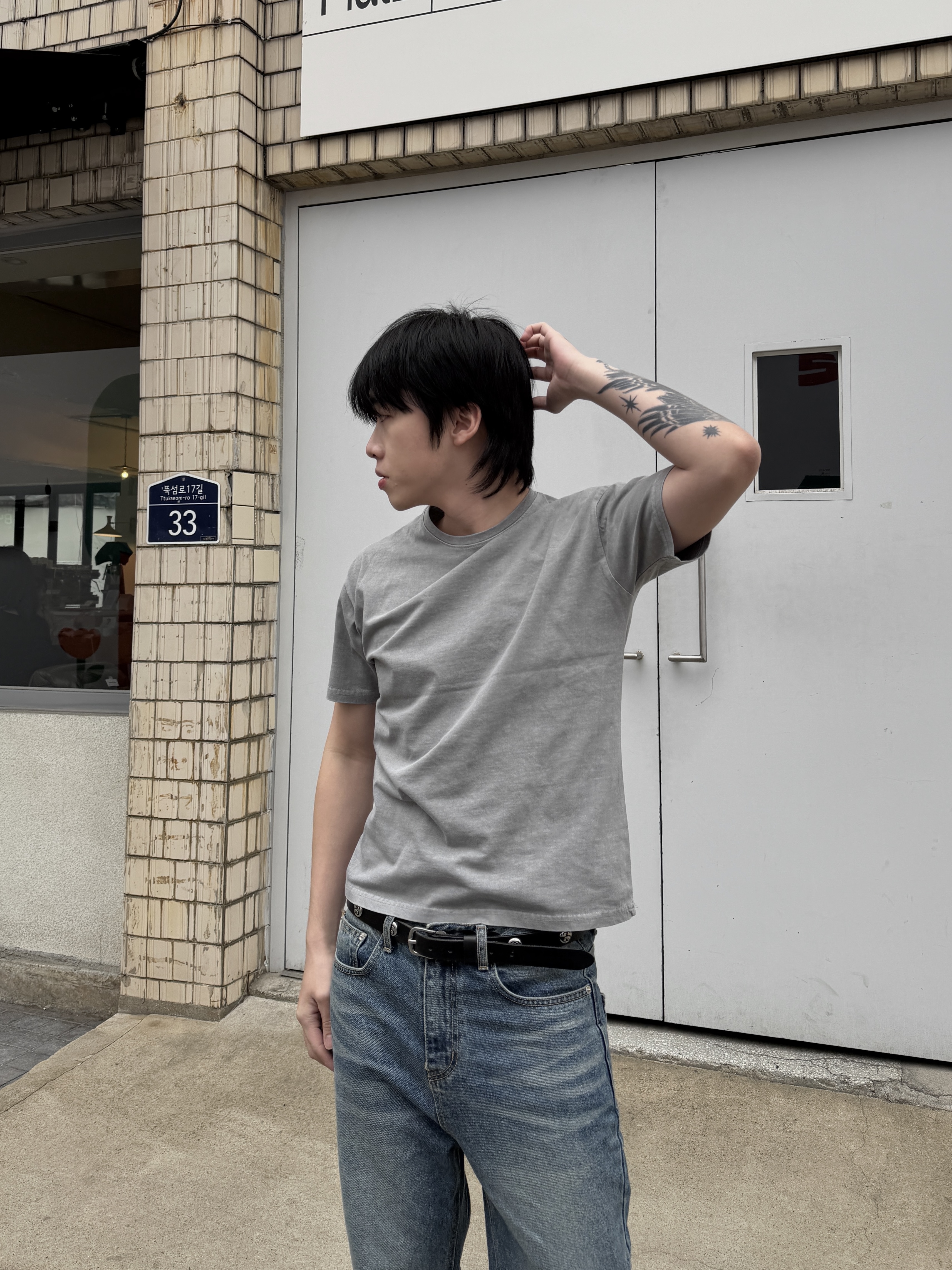 Savage 水洗短版合身上衣