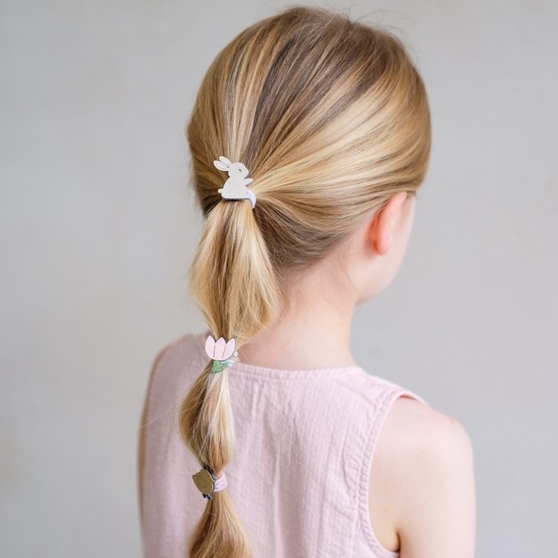 Mimi & Lula 春日兔語-兔兔小雞迷你髮束8入