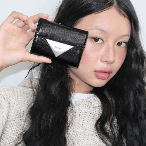 Fennec｜CRINKLE TRIANGLE DOCO WALLET [9 colors]