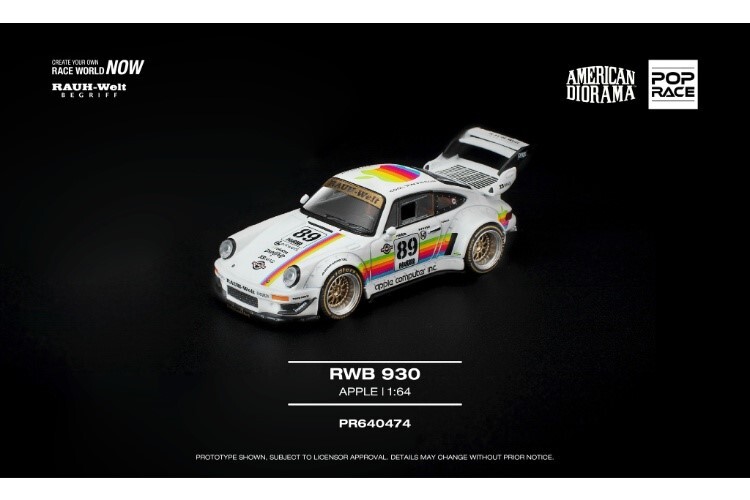 [預訂] POPRACE 1/64 RWB 930 APPLE WITH FIGURE